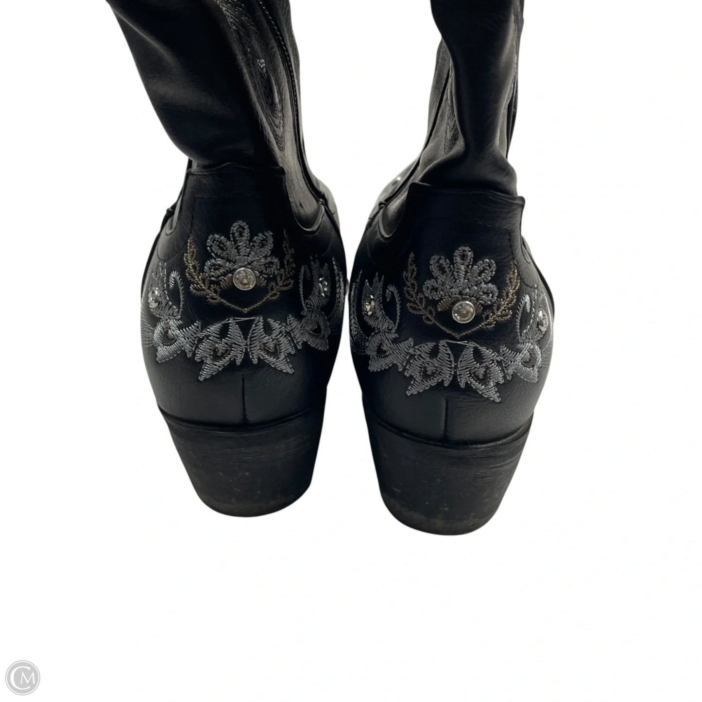 Boots Western In Black, Size: 11