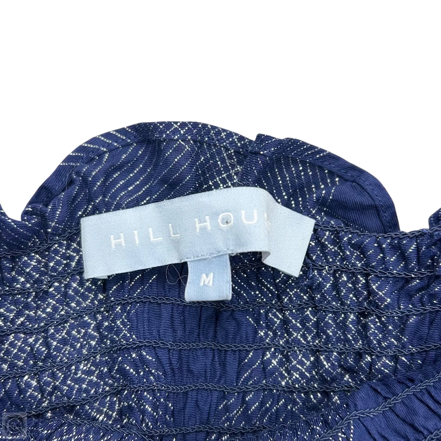 Dress Casual Maxi By Hill House In Blue & Silver, Size: Xl