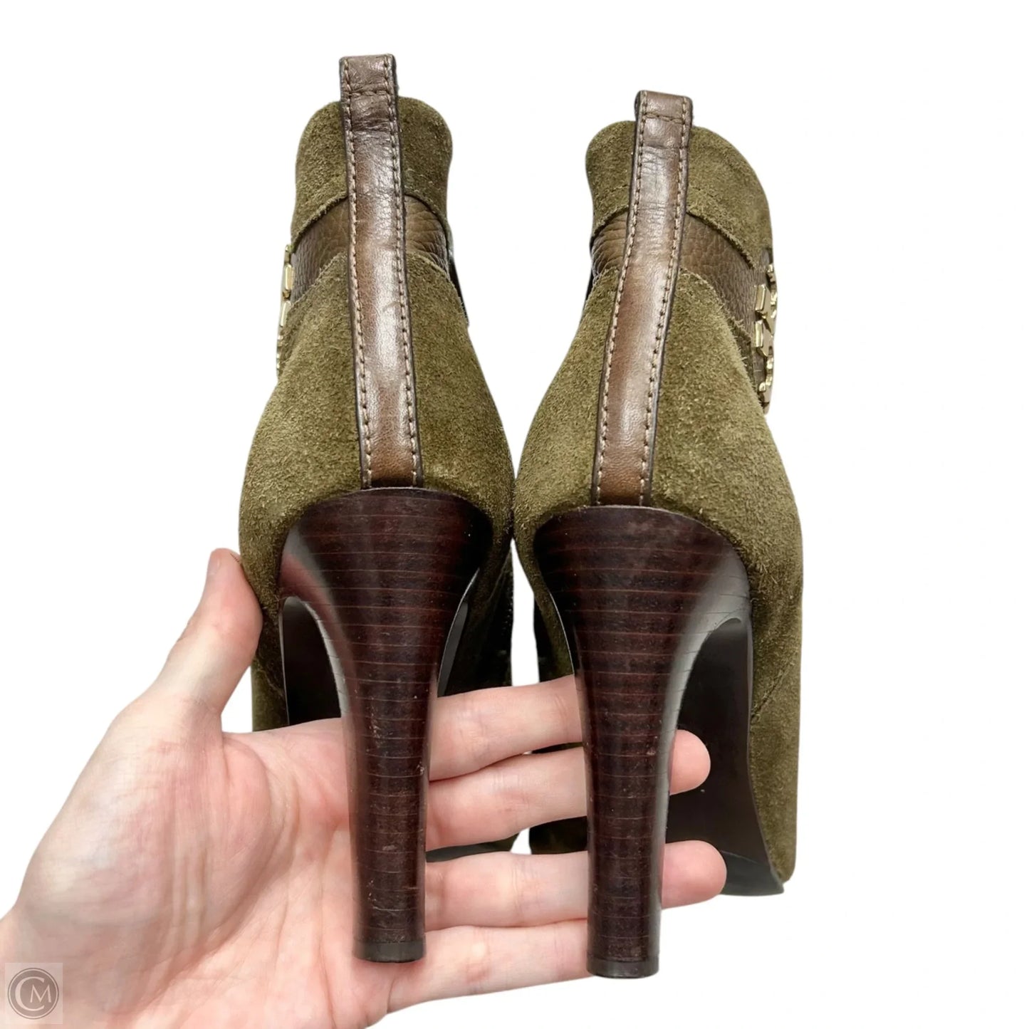 Boots Designer By Tory Burch In Green, Size: 8