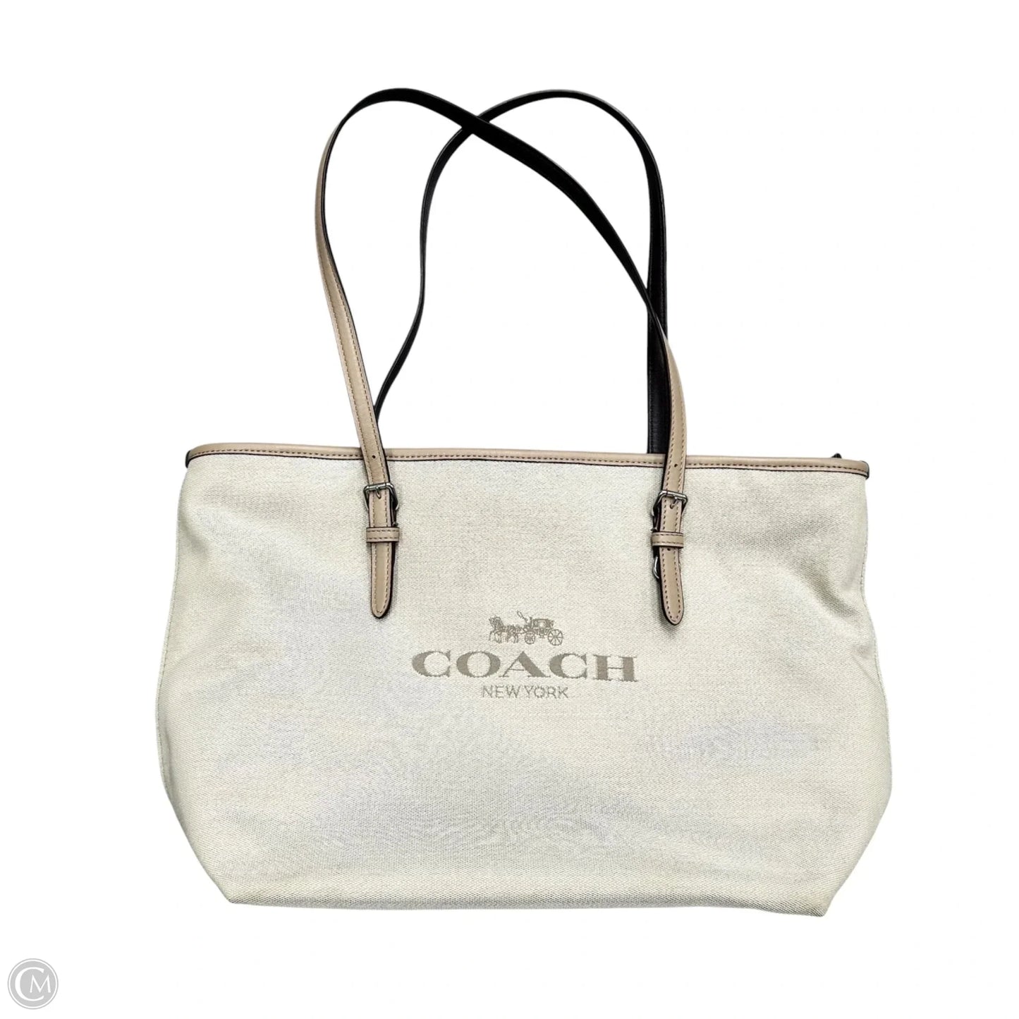 Tote Designer By Coach, Size: Medium