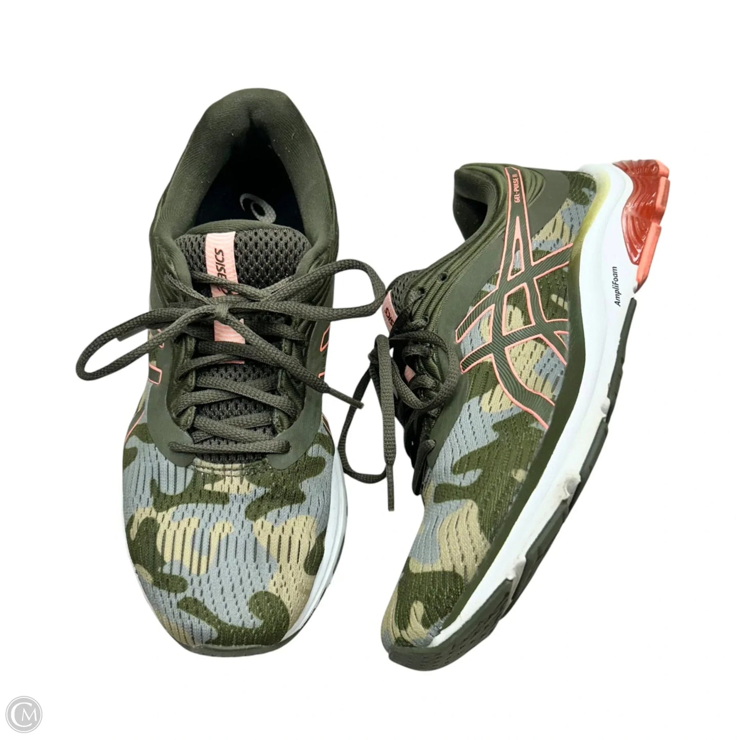 Shoes Athletic By Asics In Camouflage Print, Size: 7