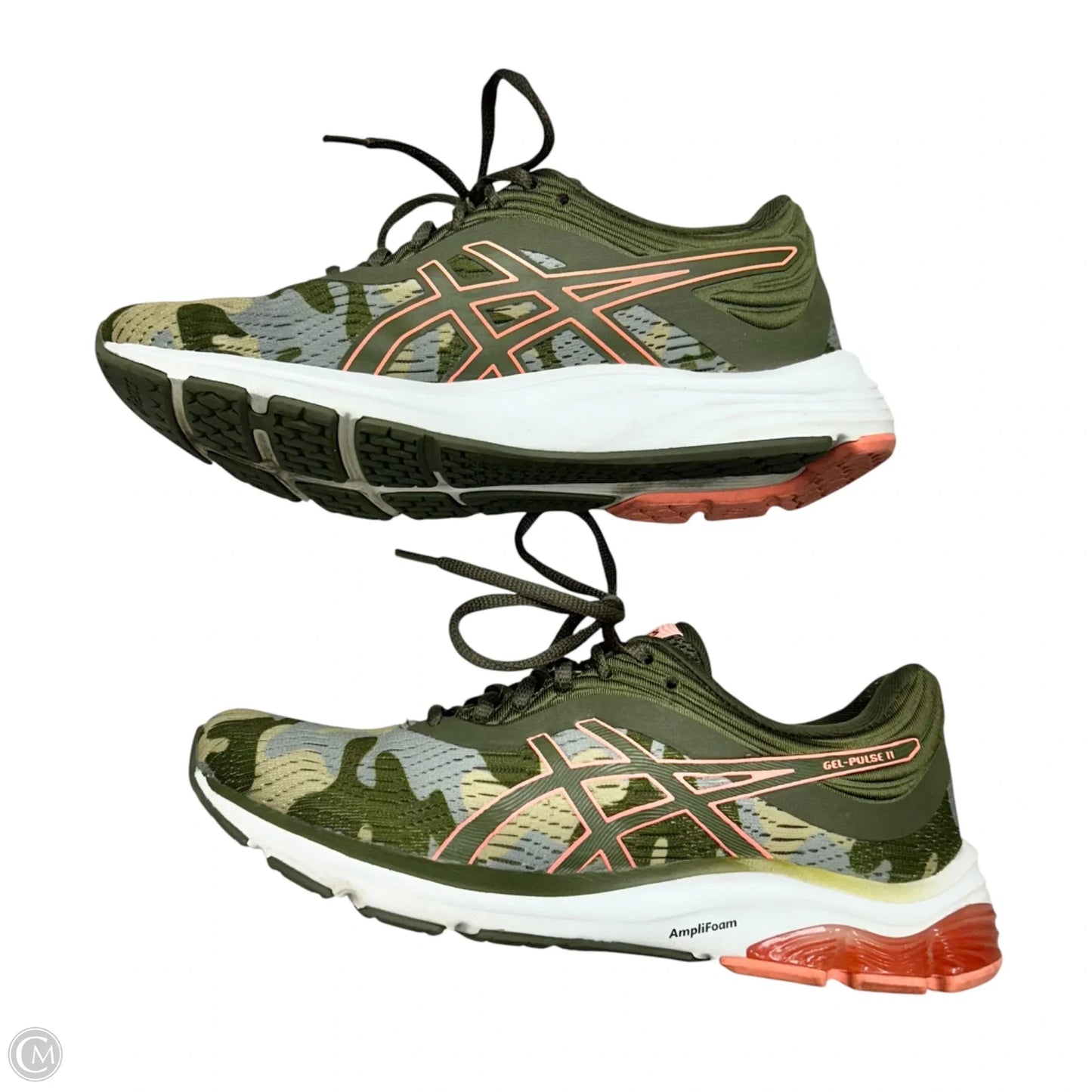 Shoes Athletic By Asics In Camouflage Print, Size: 7