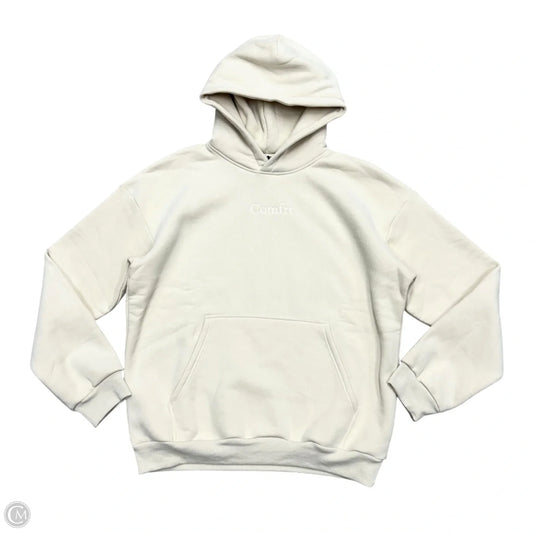 Sweatshirt Hoodie By Comfrt In Tan, Size: Xl