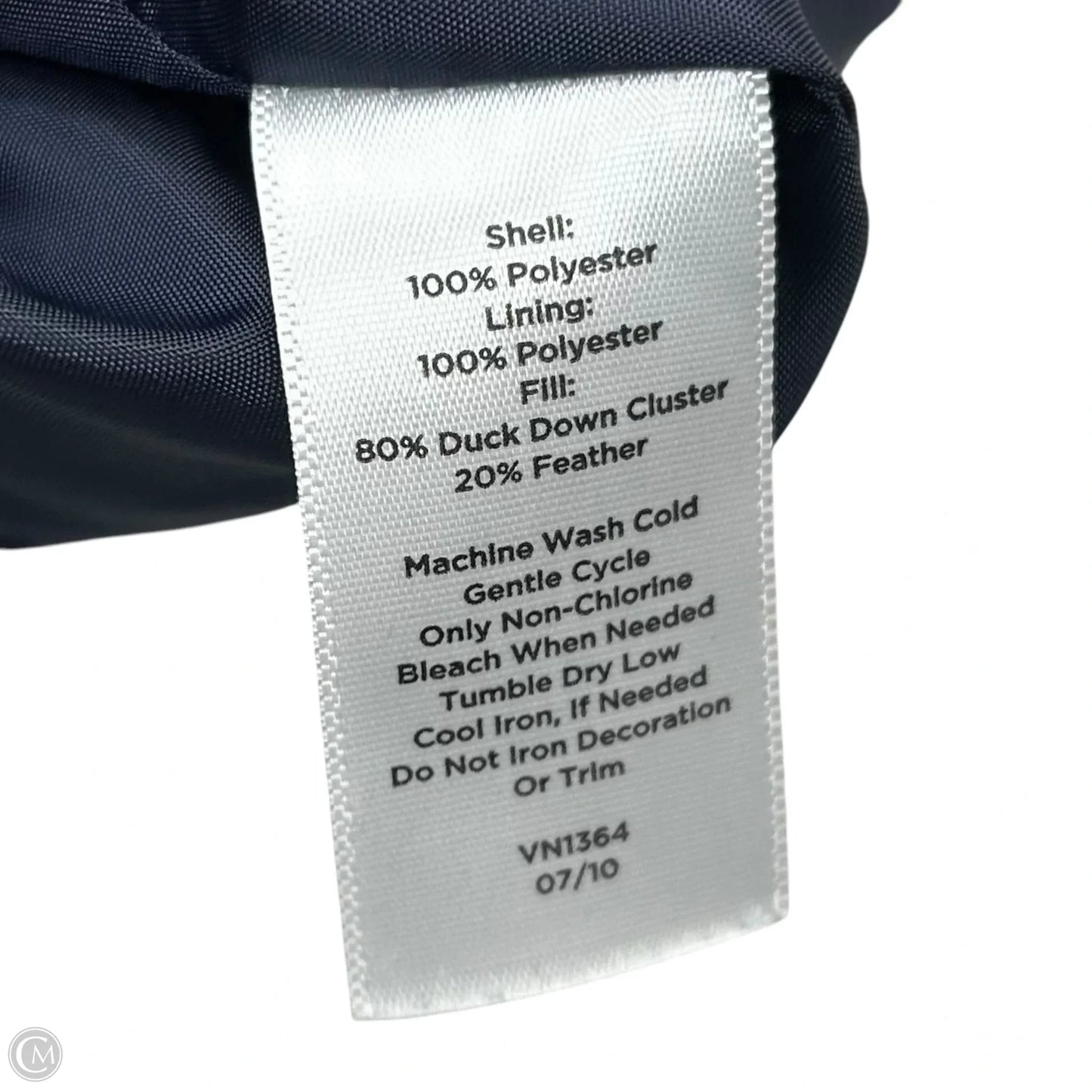 Vest Puffer & Quilted By Talbots In Navy, Size: M