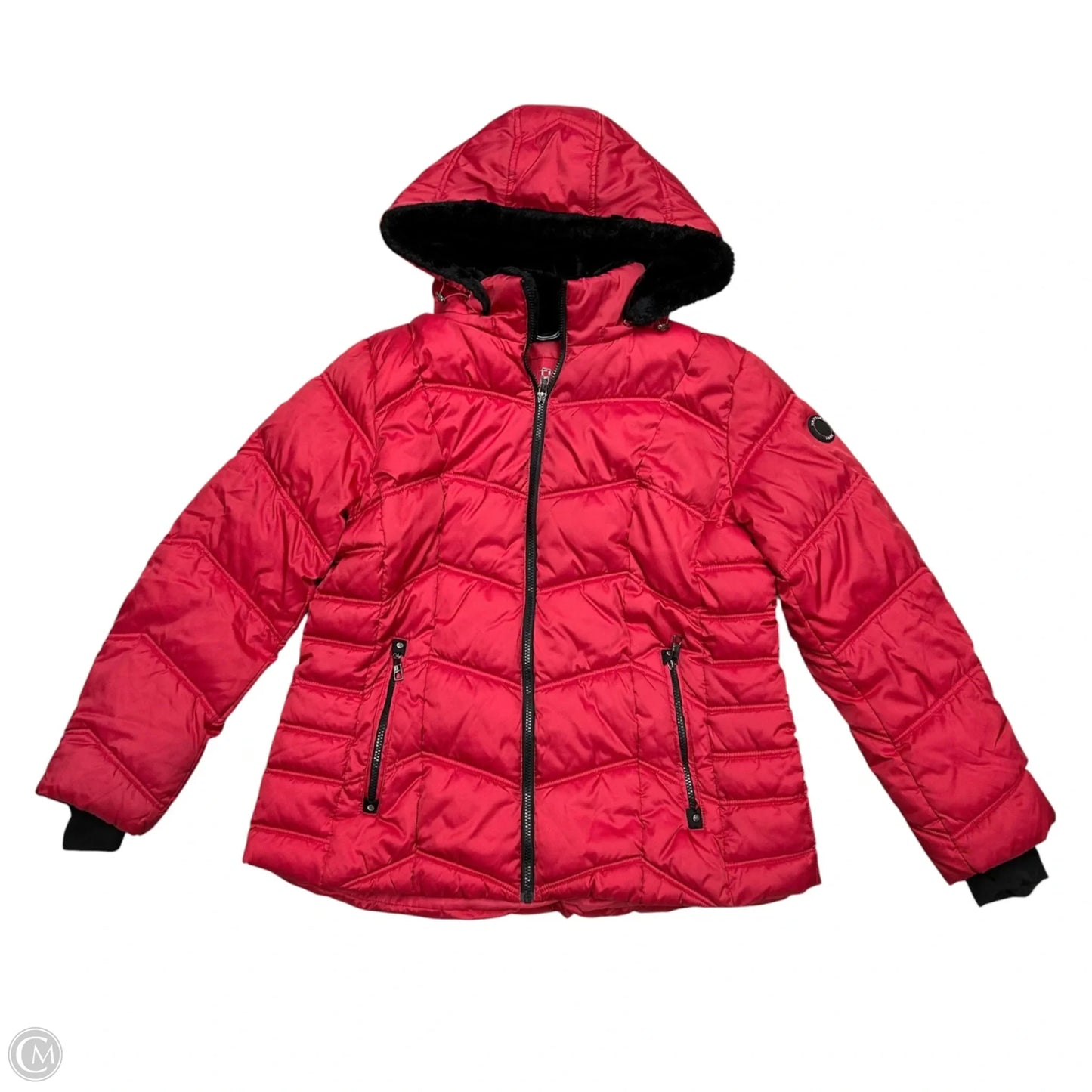 Coat Puffer & Quilted By Nautica In Red, Size: Xxl