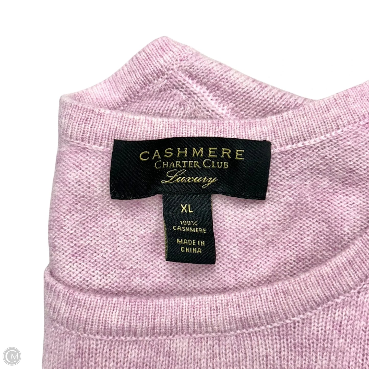Sweater Cashmere By Charter Club In Purple, Size: Xl