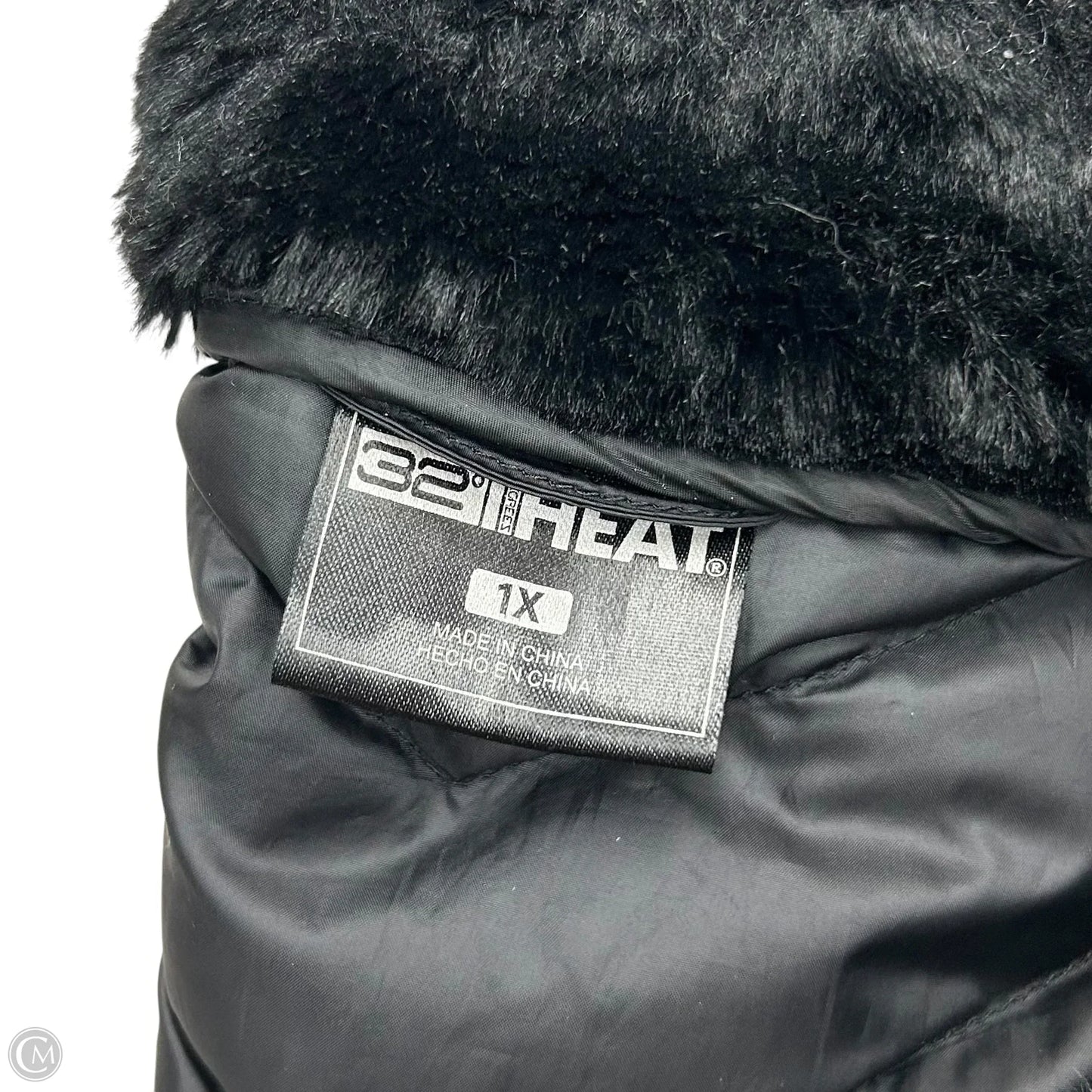 Jacket Puffer & Quilted By 32 Degrees In Black, Size: 1x