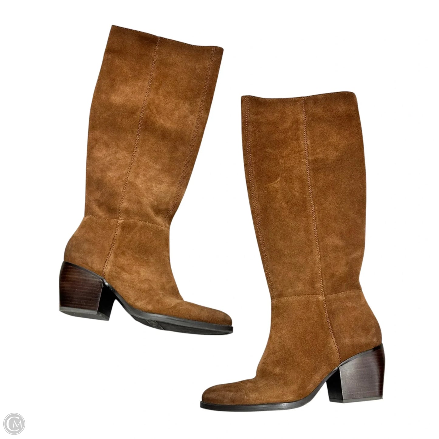 Boots Knee Heels By Naturalizer In Tan, Size: 8
