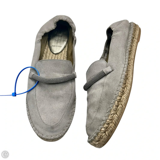 Shoes Designer By Brunello Cucinelli In Grey, Size: 9.5