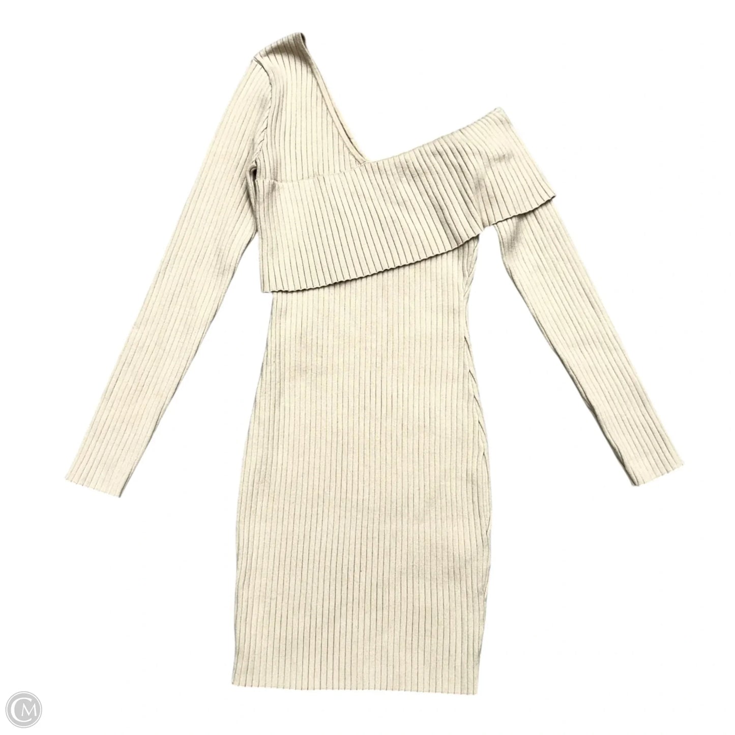 Dress Sweater By Bebe In Cream, Size: S