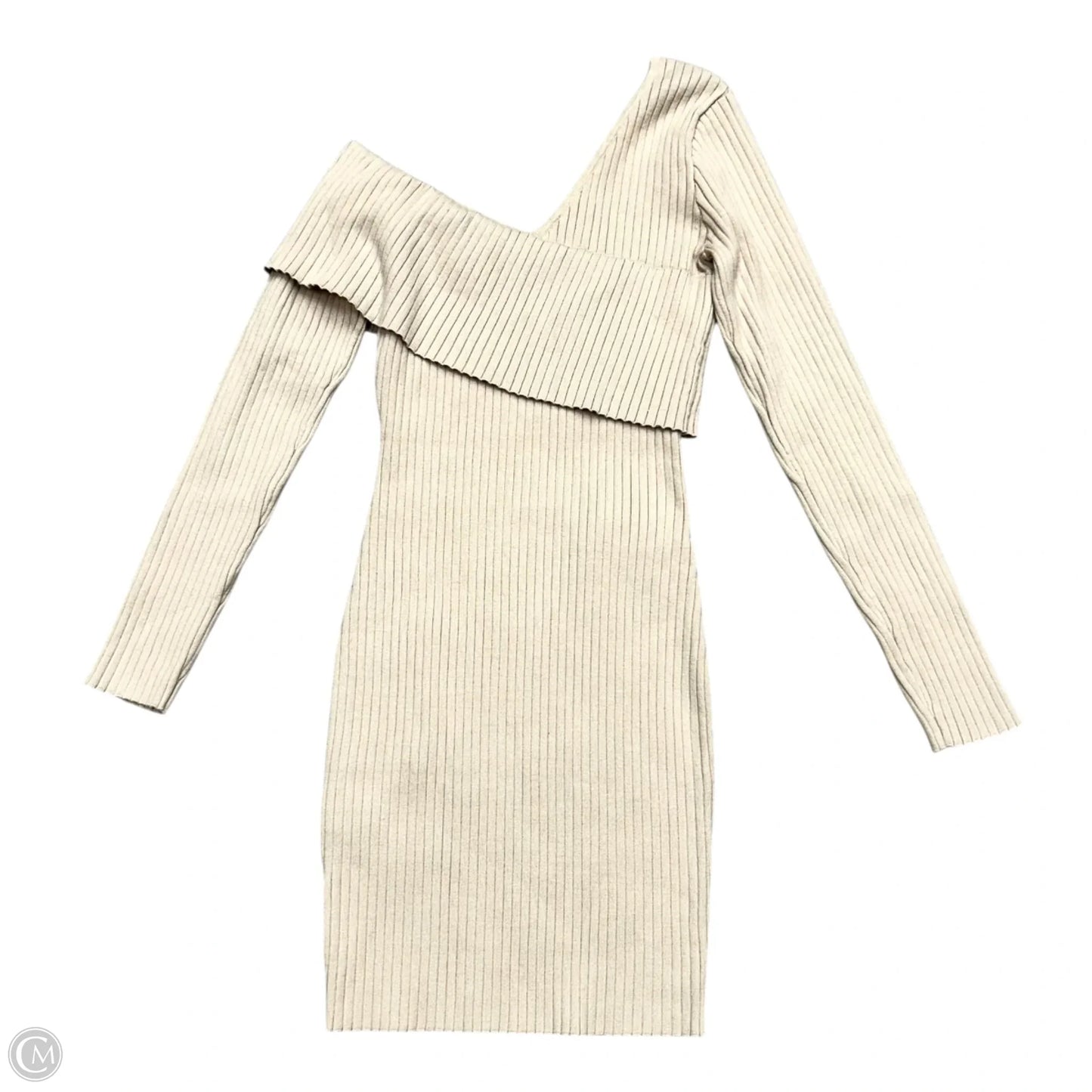 Dress Sweater By Bebe In Cream, Size: S