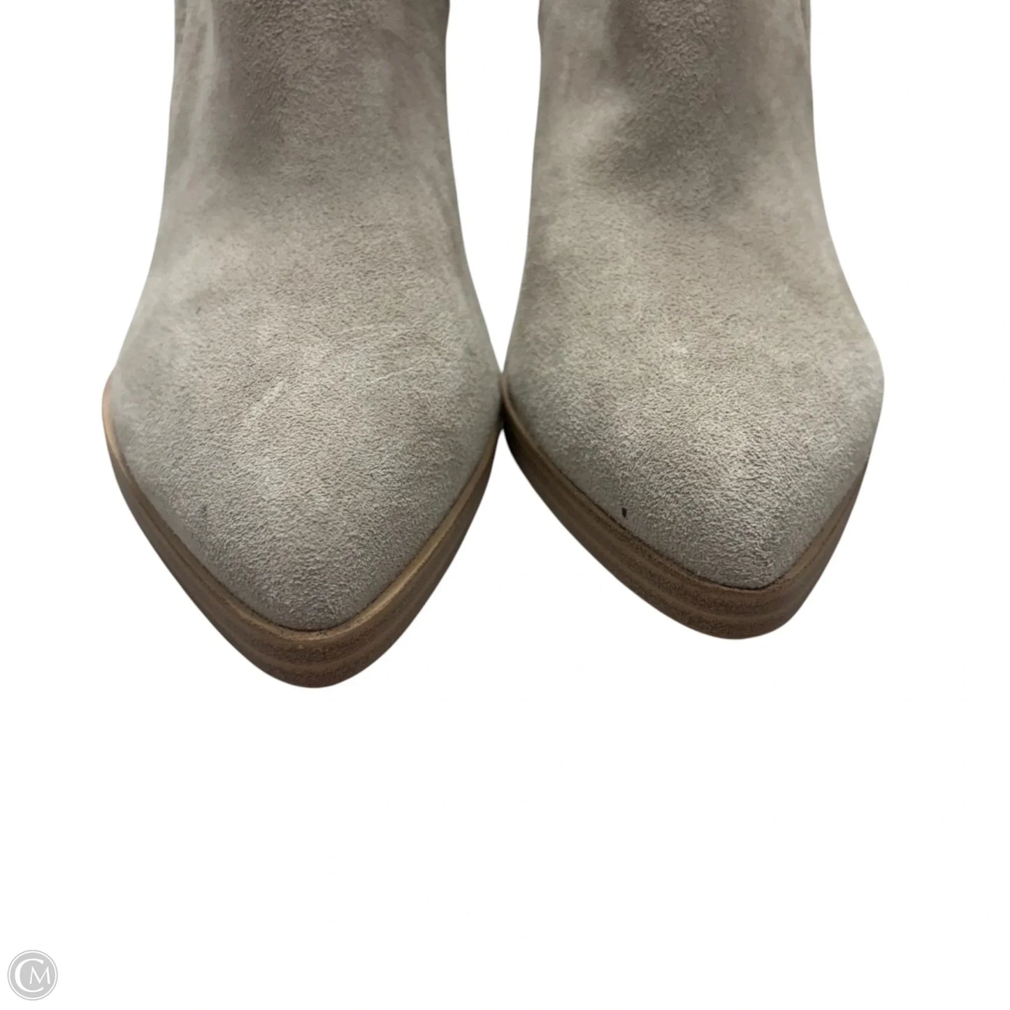 Boots Ankle Heels By Marc Fisher In Grey, Size: 8.5