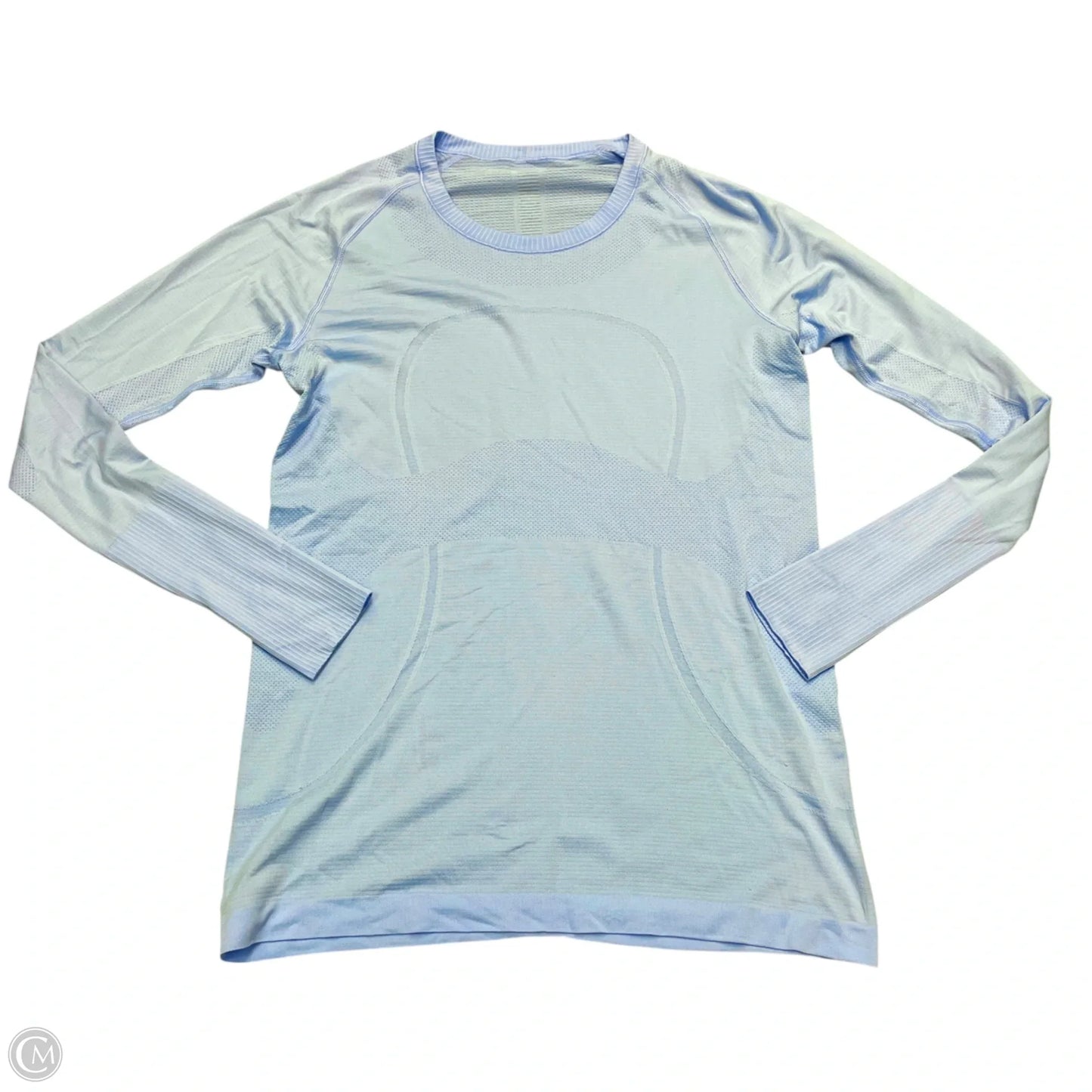 Athletic Top Long Sleeve Crewneck By Lululemon In Blue, Size: L
