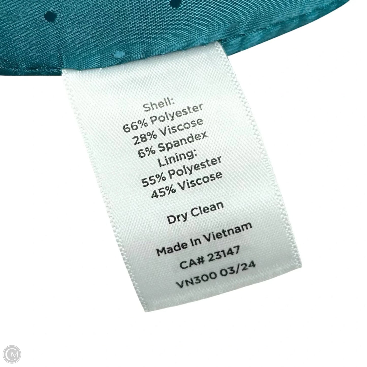 Blazer By Talbots In Teal, Size: Xl