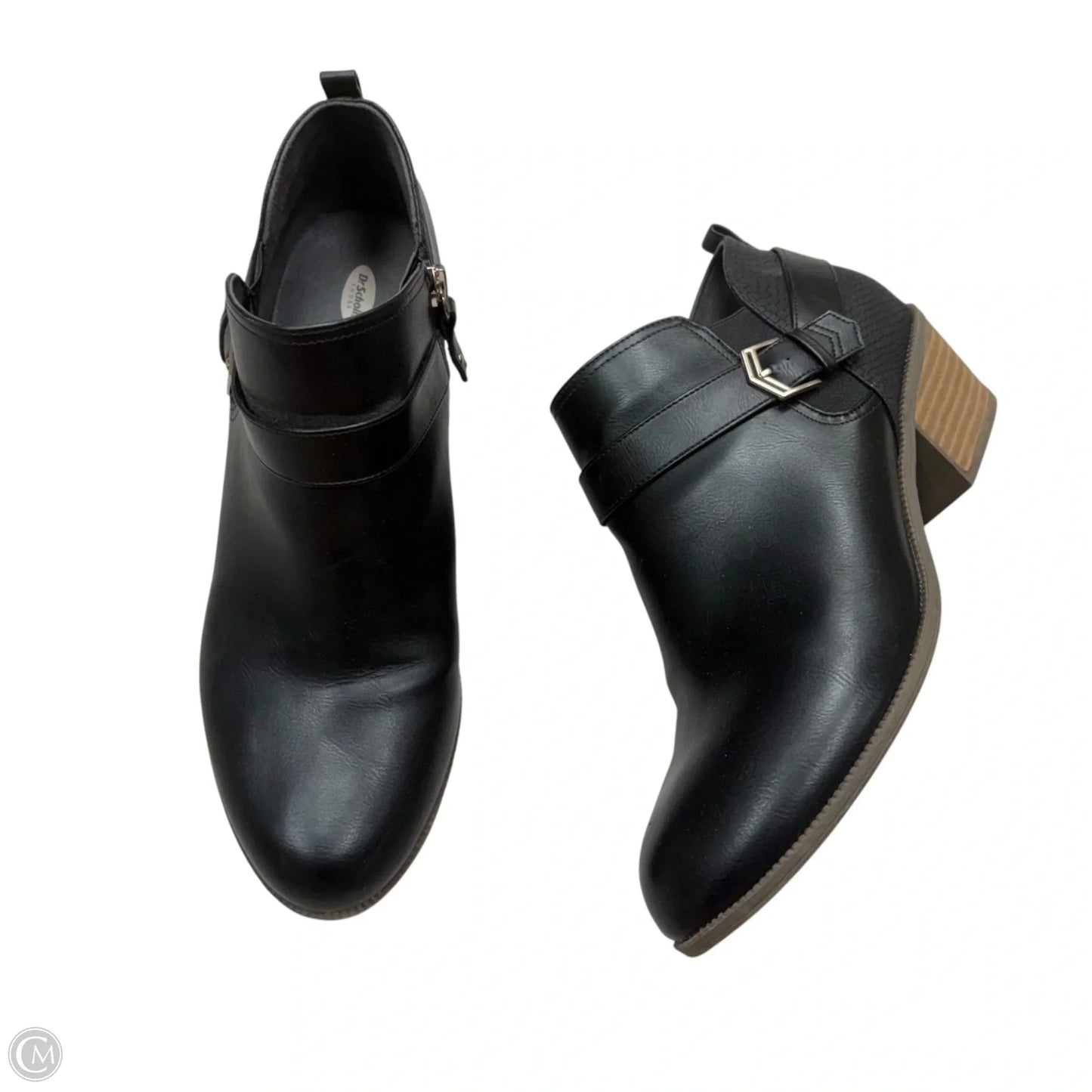 Boots Ankle Heels By Dr Scholls In Black, Size: 10