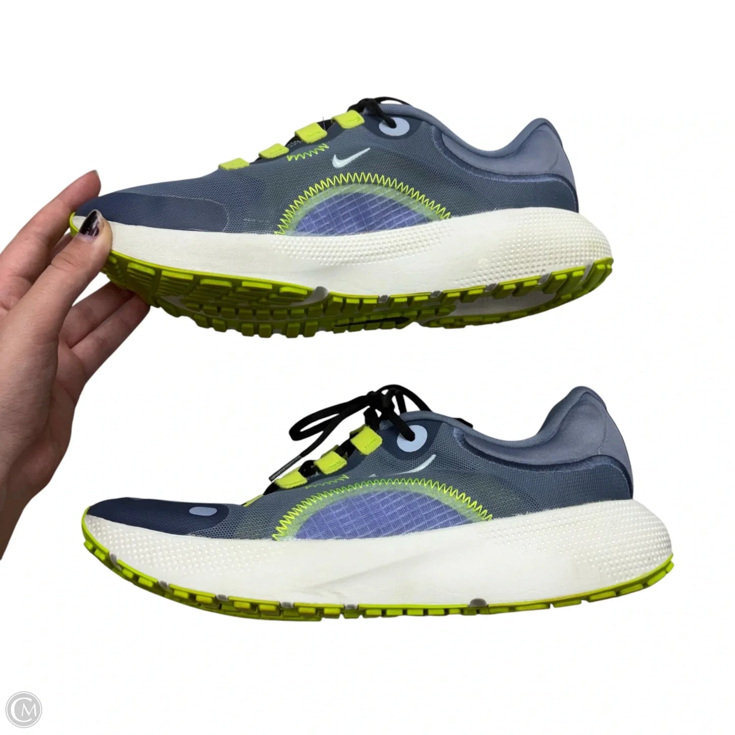 Shoes Athletic By Nike In Blue & Green, Size: 8.5