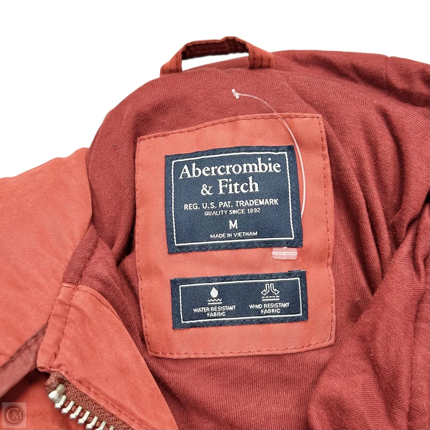 Coat Parka By Abercrombie And Fitch In Red, Size: M