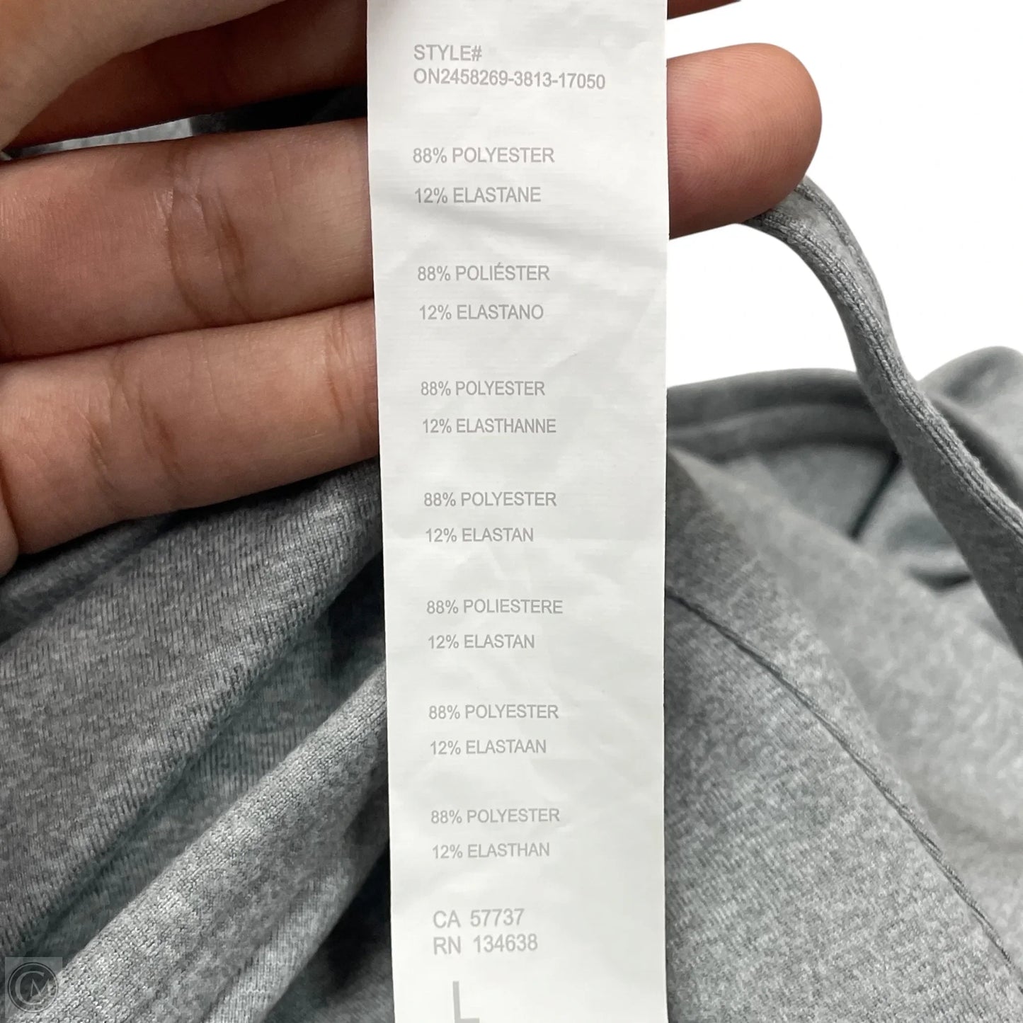 Jumpsuit By Fabletics In Grey, Size: L