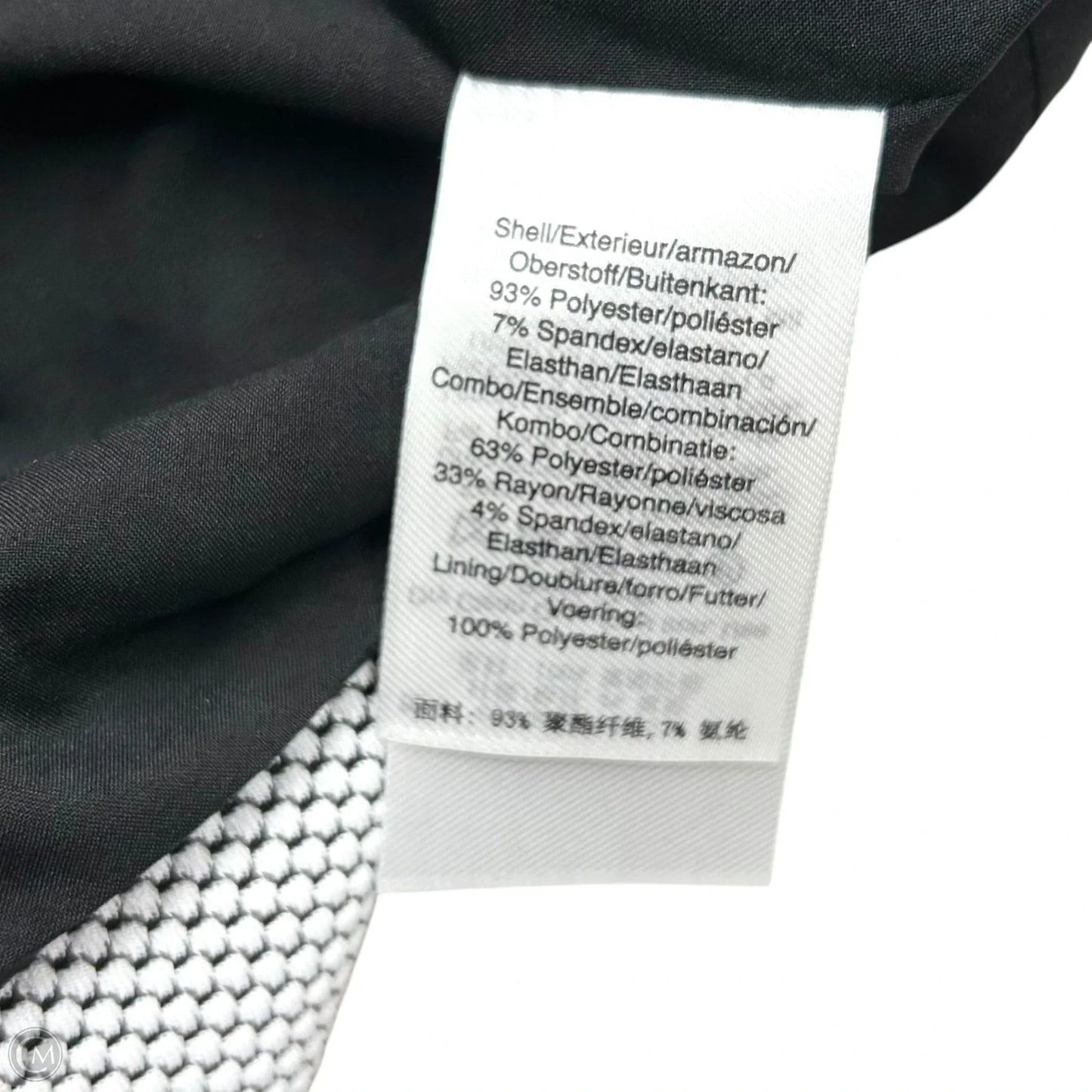 Blazer By Dkny In Black & White, Size: Xl