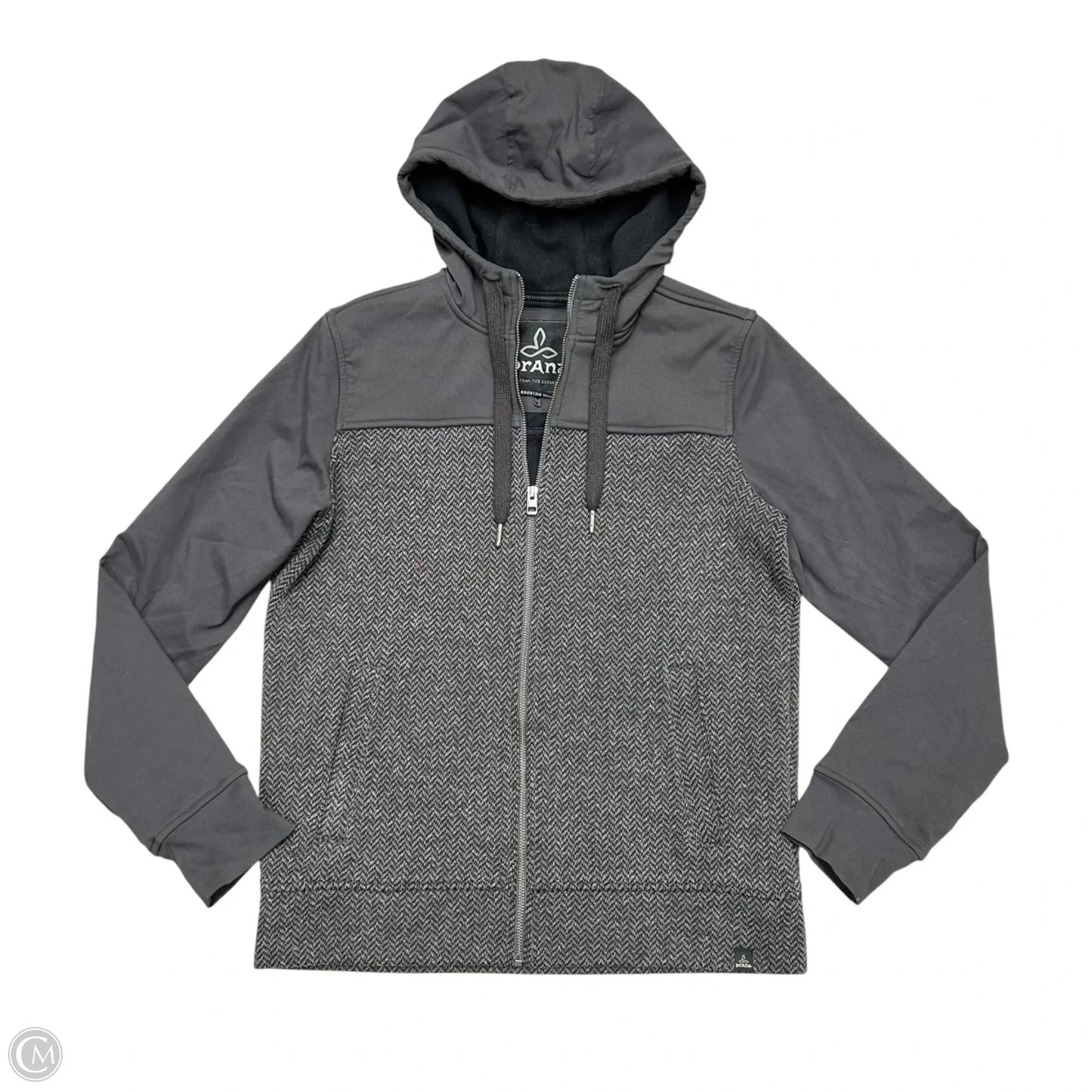 Jacket Fleece By Prana In Grey, Size: S