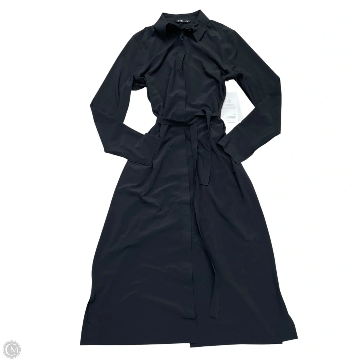 Dress Casual Midi By Athleta In Black, Size: S