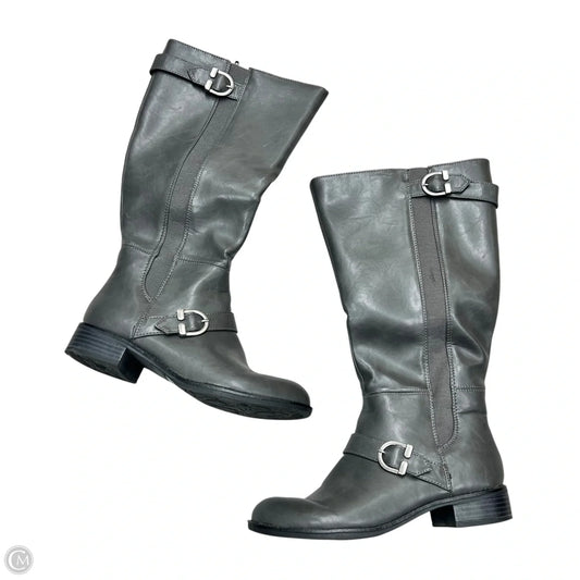 Boots Knee Flats By Life Stride In Grey, Size: 6