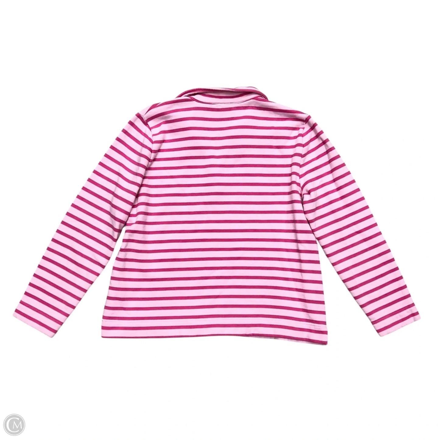 Sweatshirt Collar By Talbots In Pink, Size: L