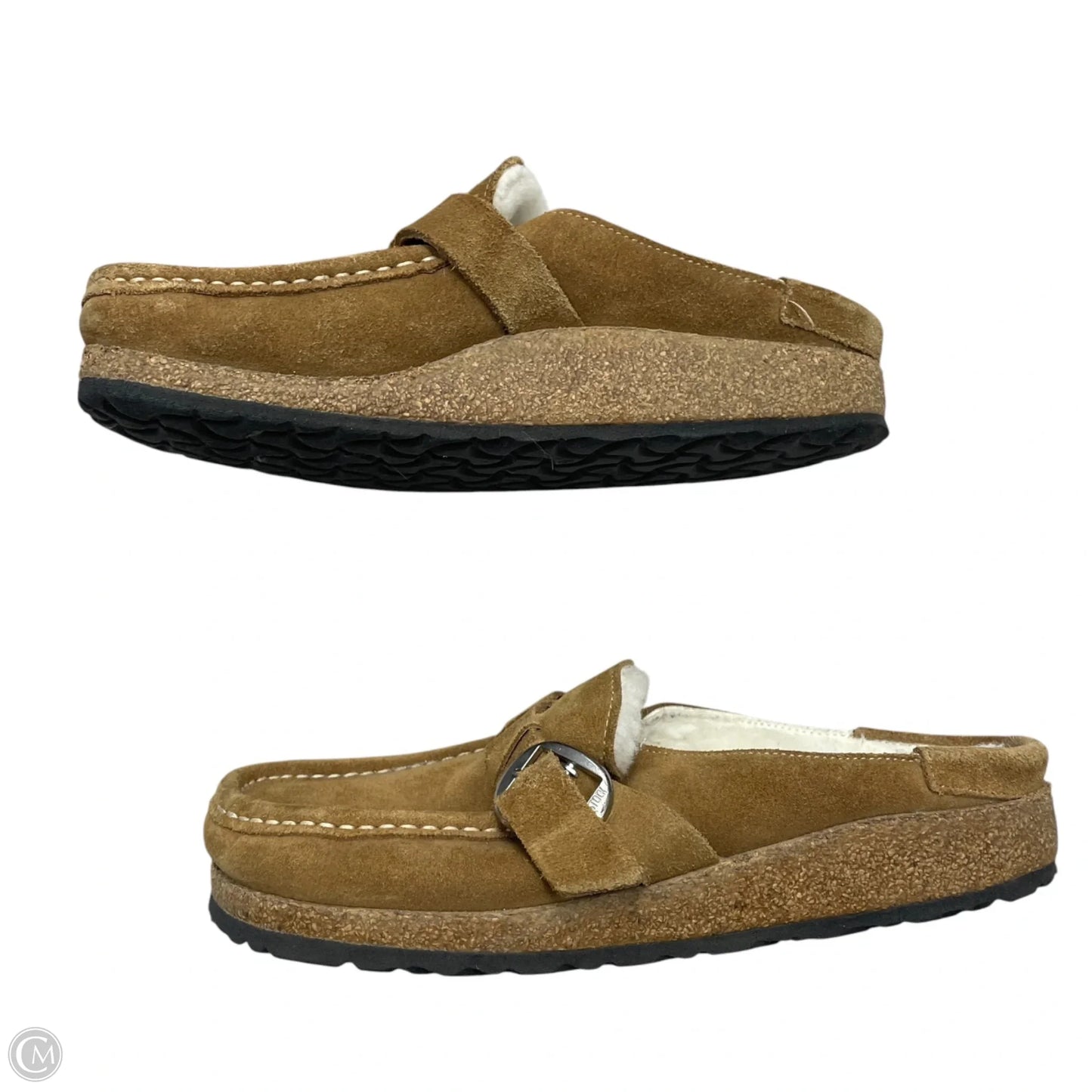 Shoes Flats By Birkenstock In Tan, Size: 7