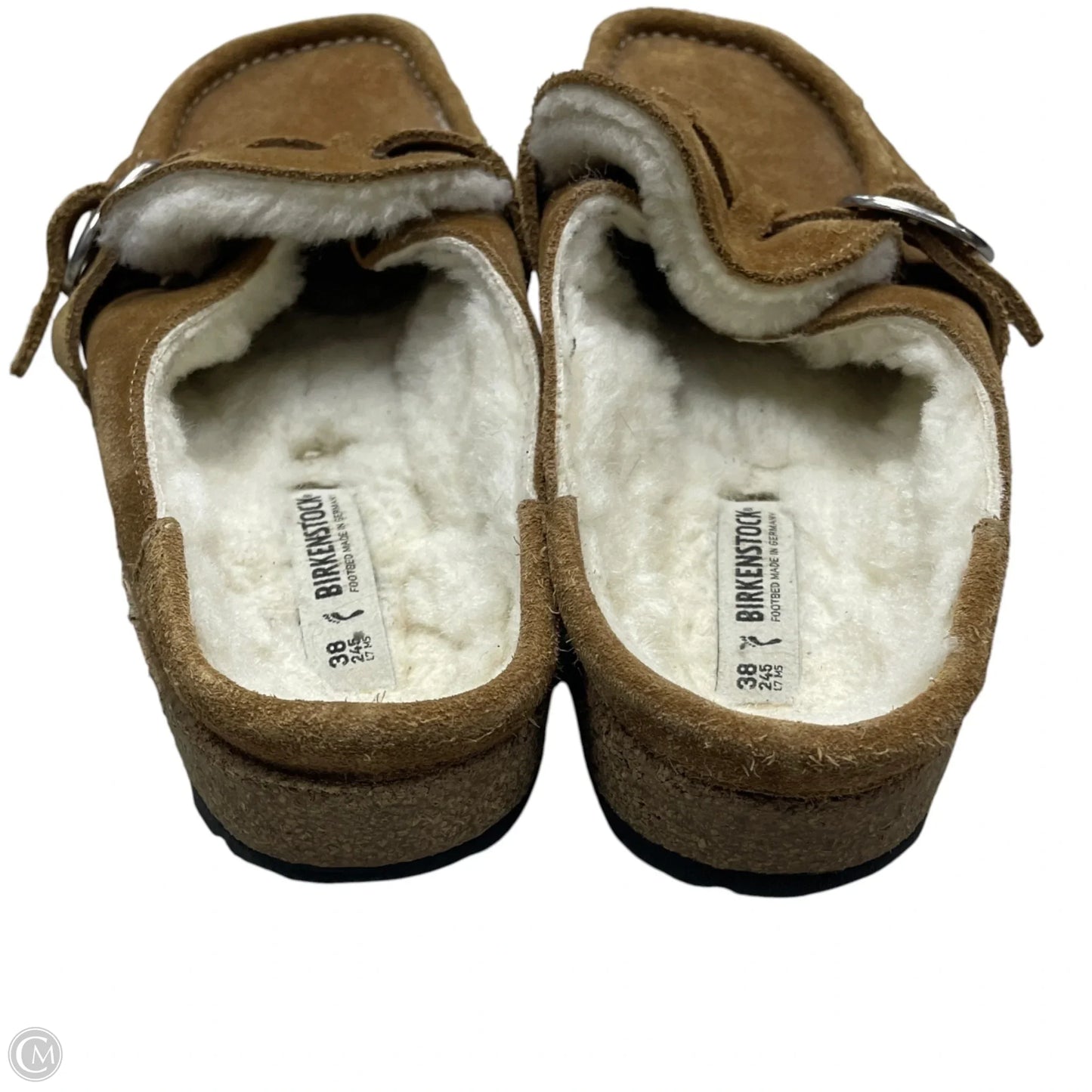 Shoes Flats By Birkenstock In Tan, Size: 7