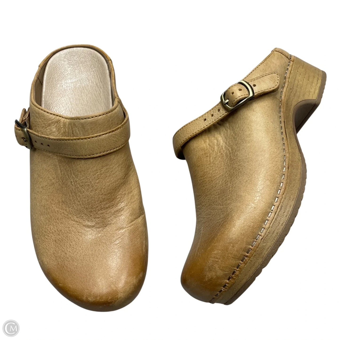 Shoes Heels Block By Dansko In Tan, Size: 6.5