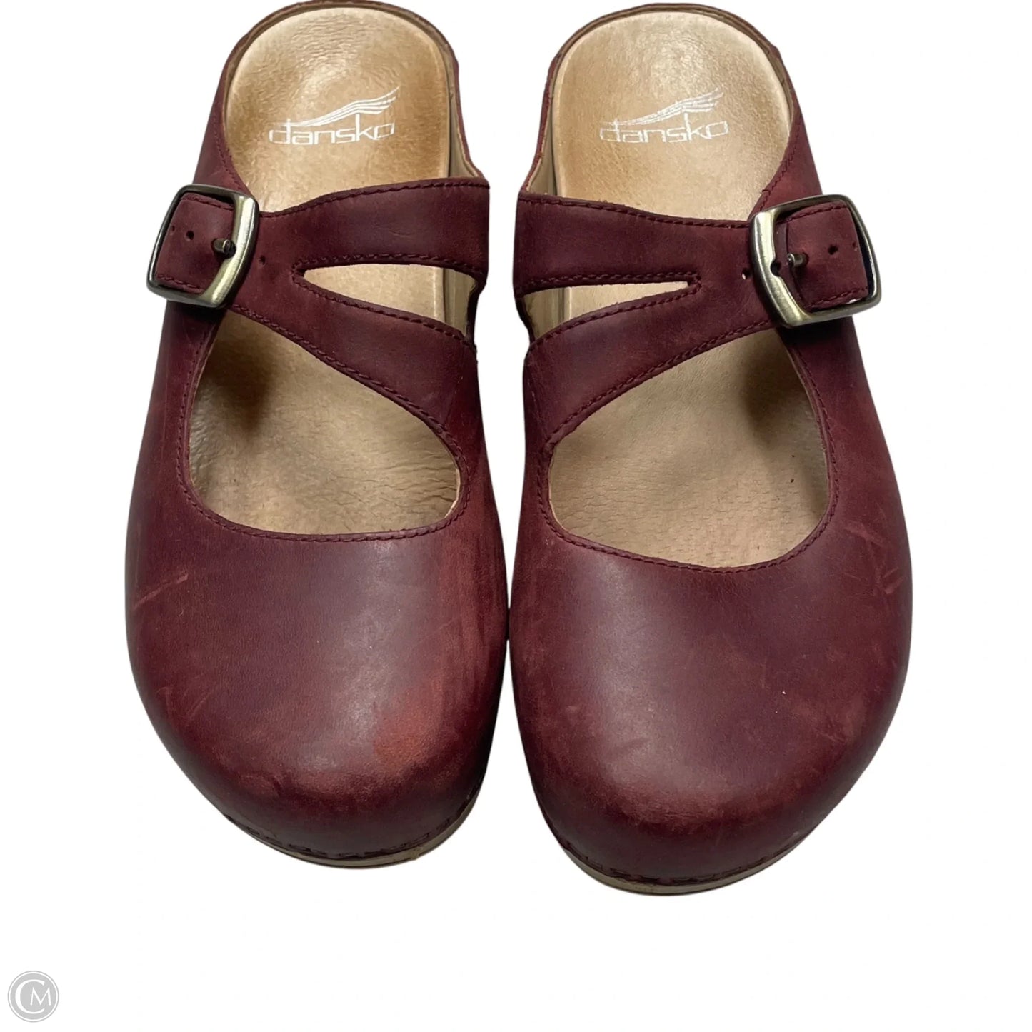 Shoes Heels Block By Dansko In Maroon, Size: 6.5