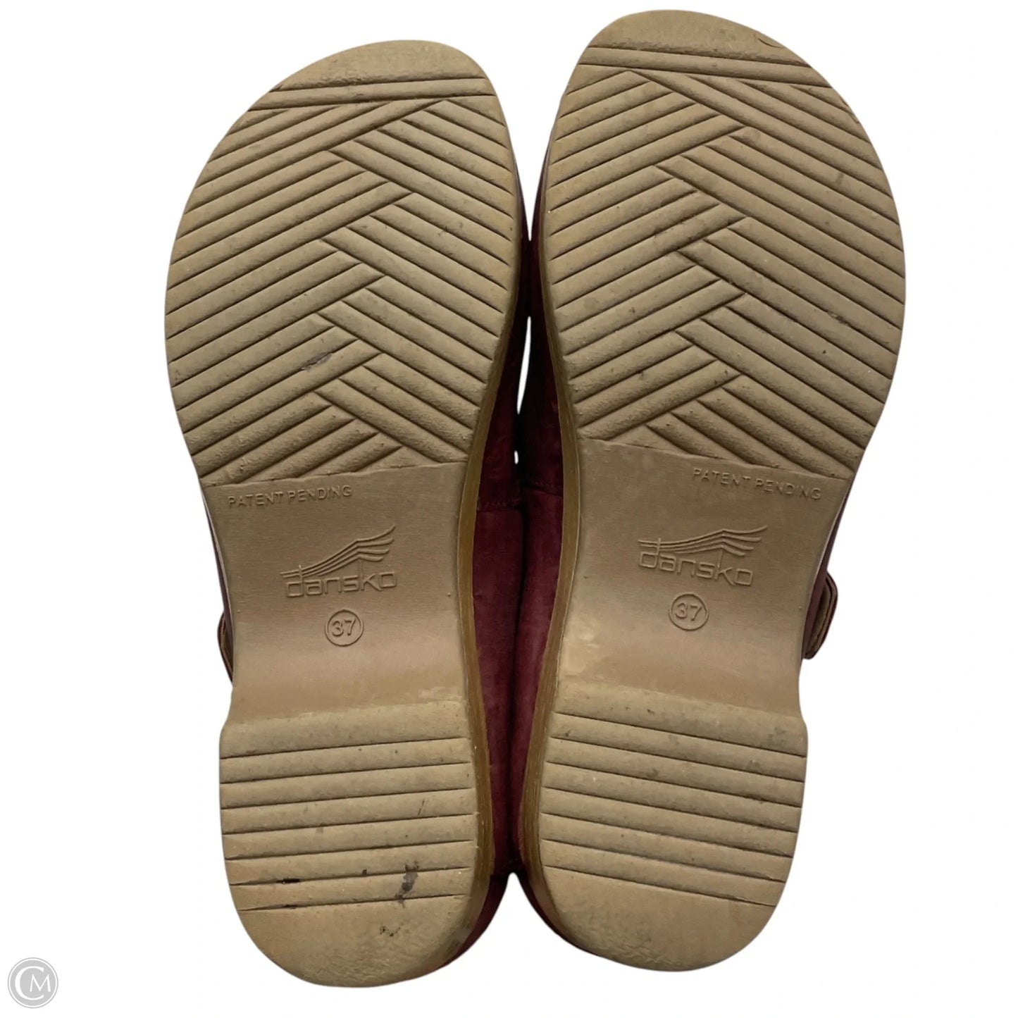 Shoes Heels Block By Dansko In Maroon, Size: 6.5