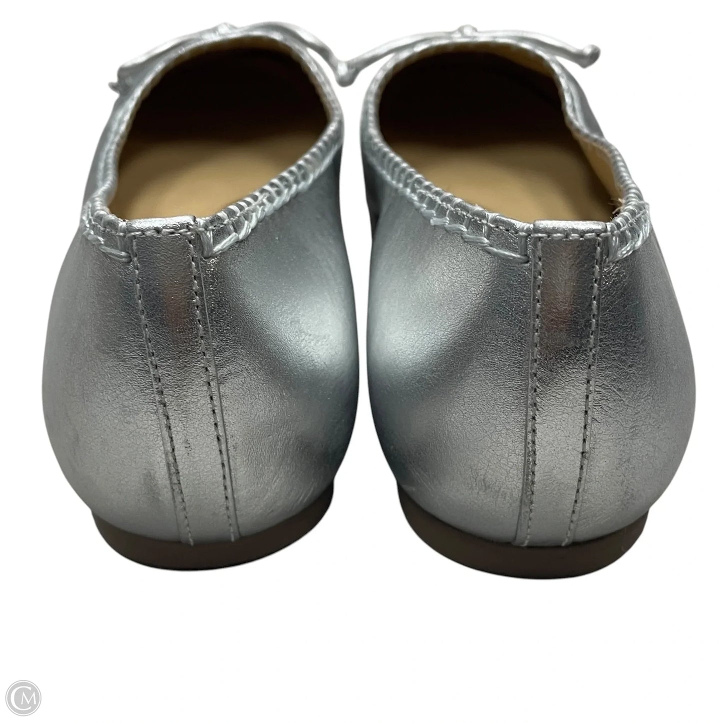 Shoes Flats By Talbots In Silver, Size: 7