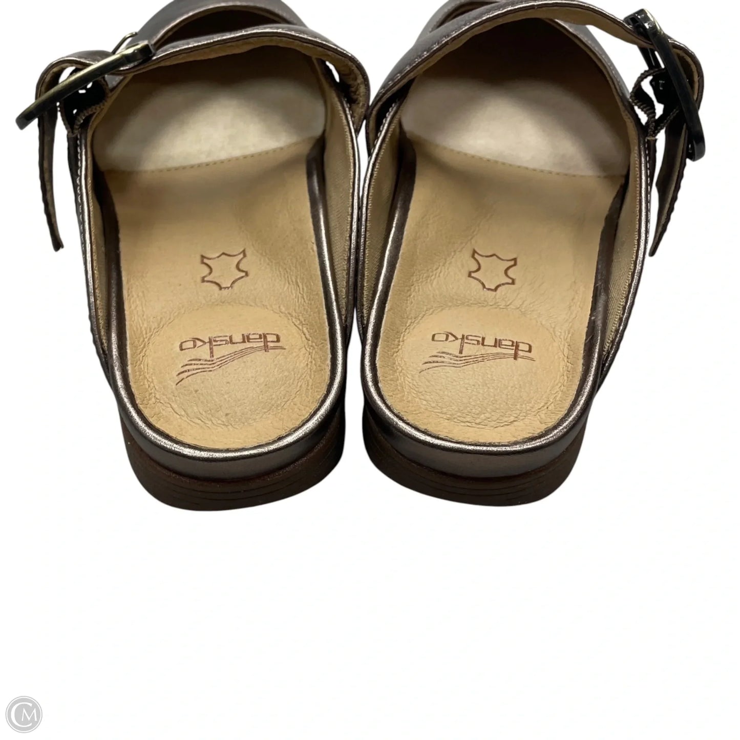Shoes Flats By Dansko In Bronze, Size: 6.5