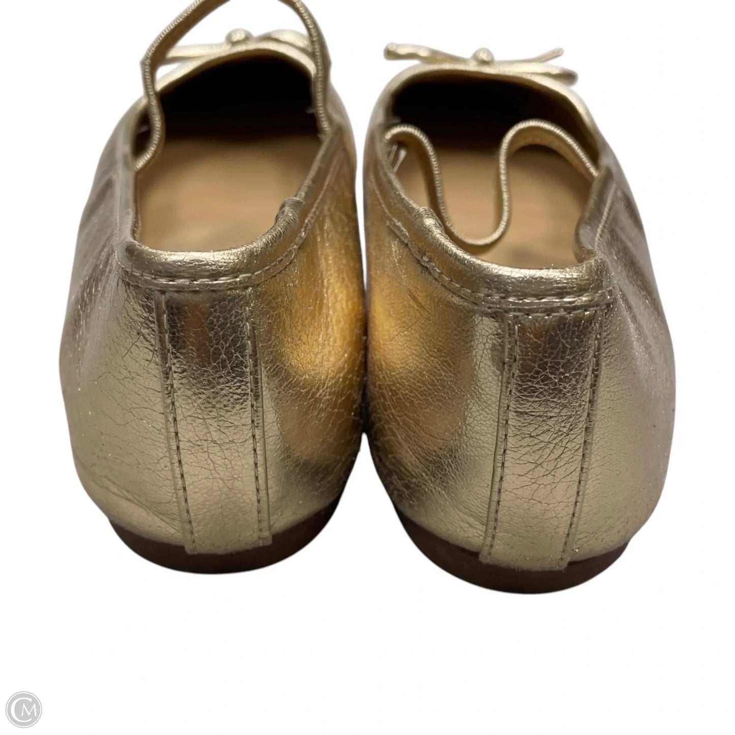 Shoes Flats By J. Crew In Gold, Size: 7