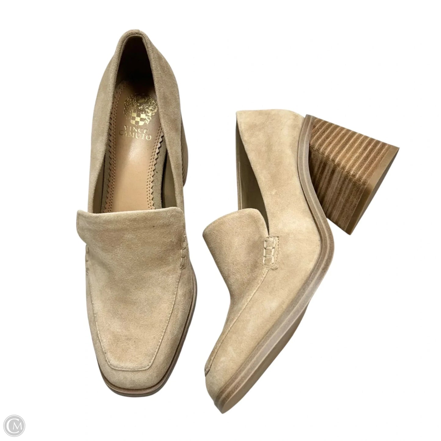 Shoes Heels Block By Vince Camuto In Tan, Size: 7.5