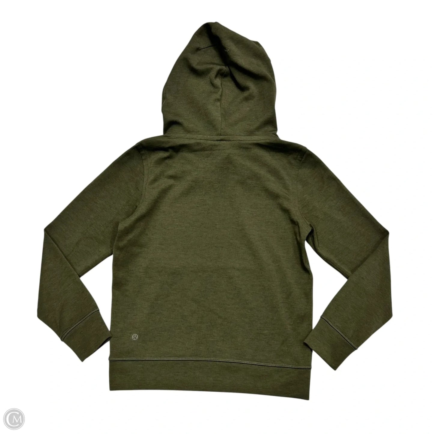 Athletic Sweatshirt Hoodie By Lululemon In Green, Size: S