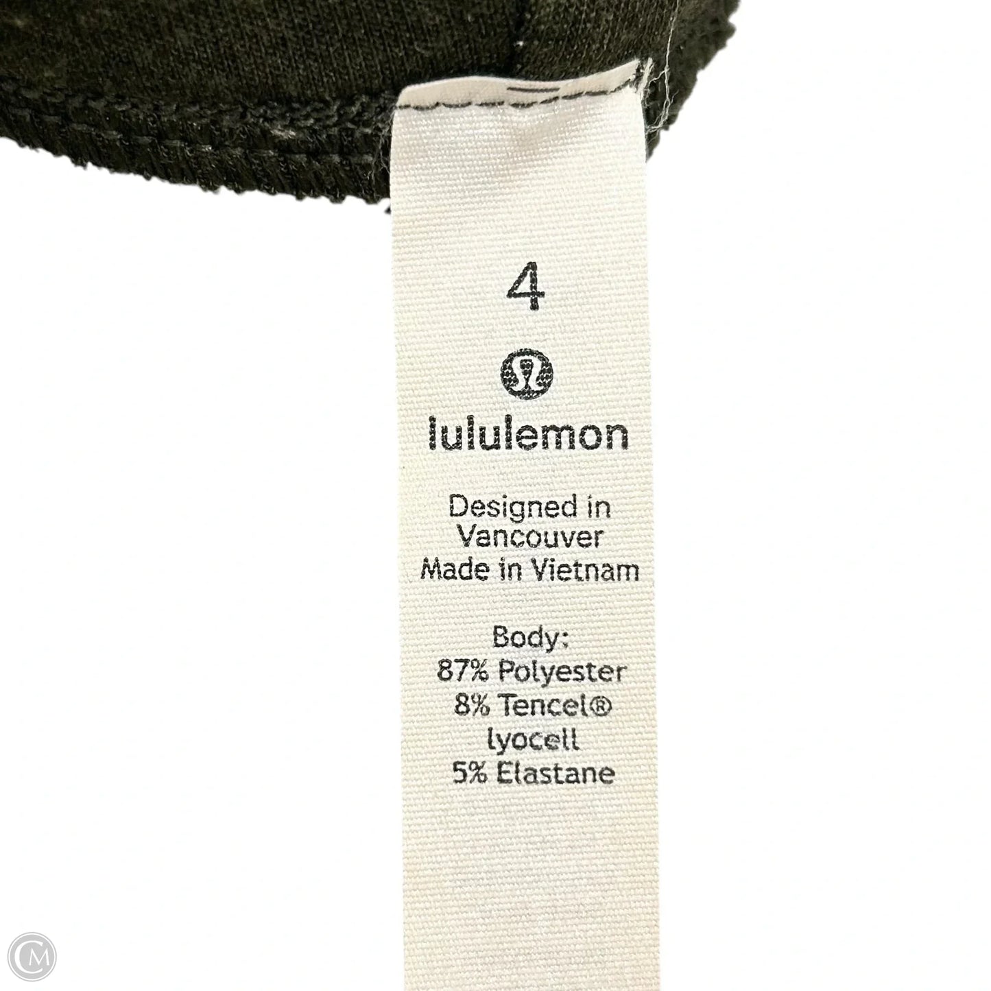 Athletic Sweatshirt Hoodie By Lululemon In Green, Size: S