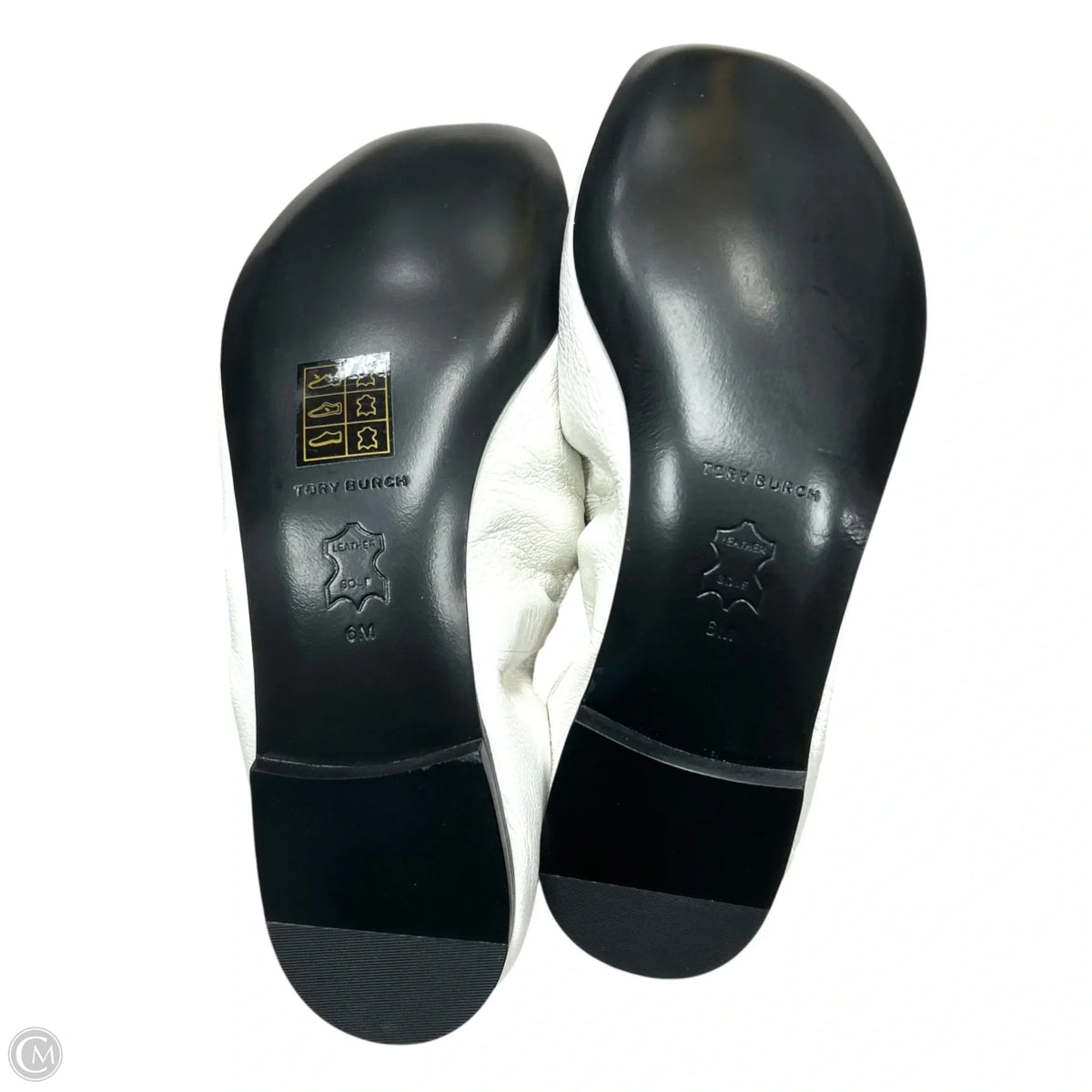 Shoes Designer By Tory Burch In Black & White, Size: 6