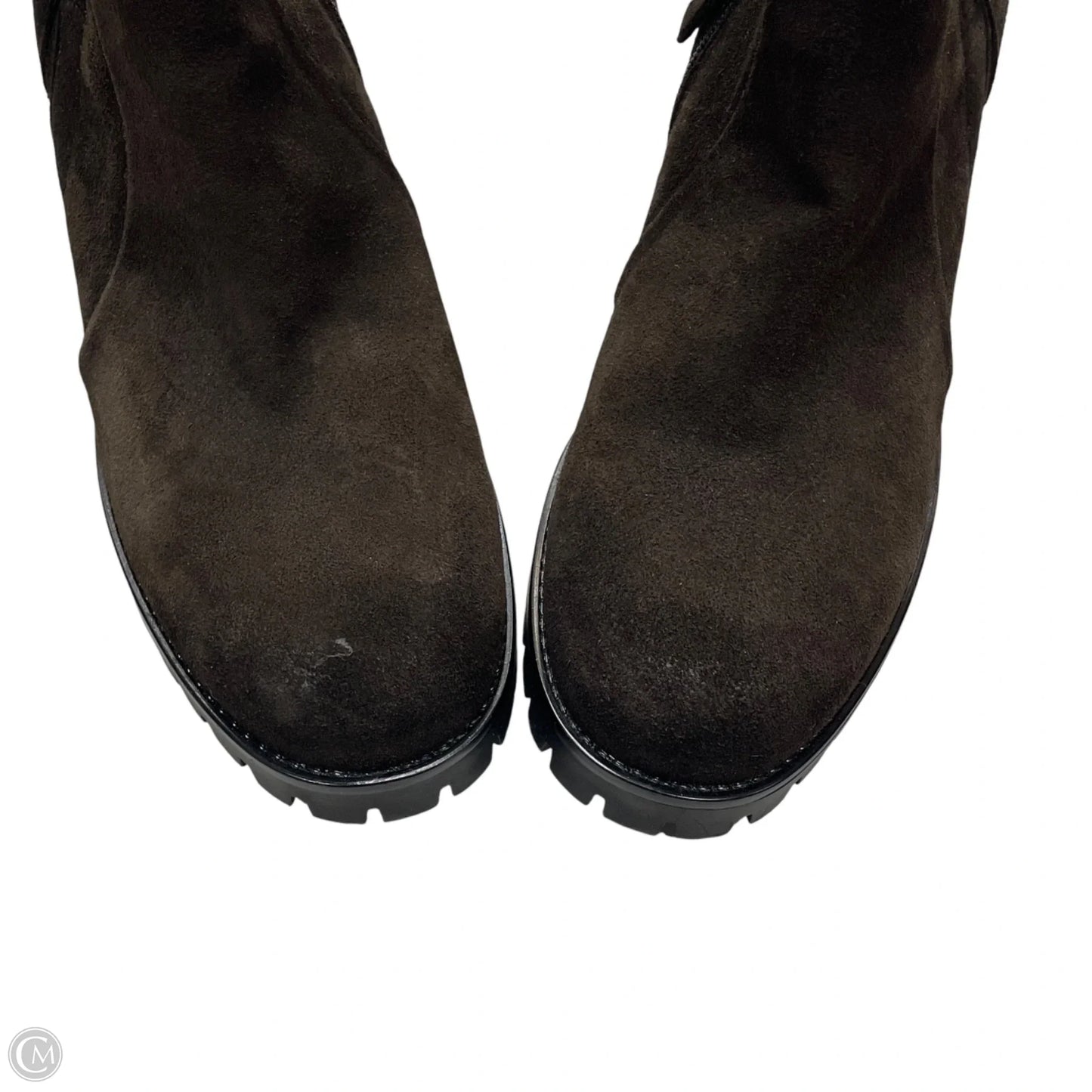 Boots Ankle Heels By Miz Mooz In Brown, Size: 10.5