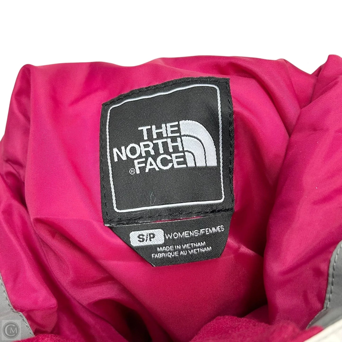 Coat Raincoat By The North Face In Black & Cream, Size: S