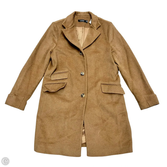 Coat Peacoat By Lauren By Ralph Lauren In Tan, Size: L