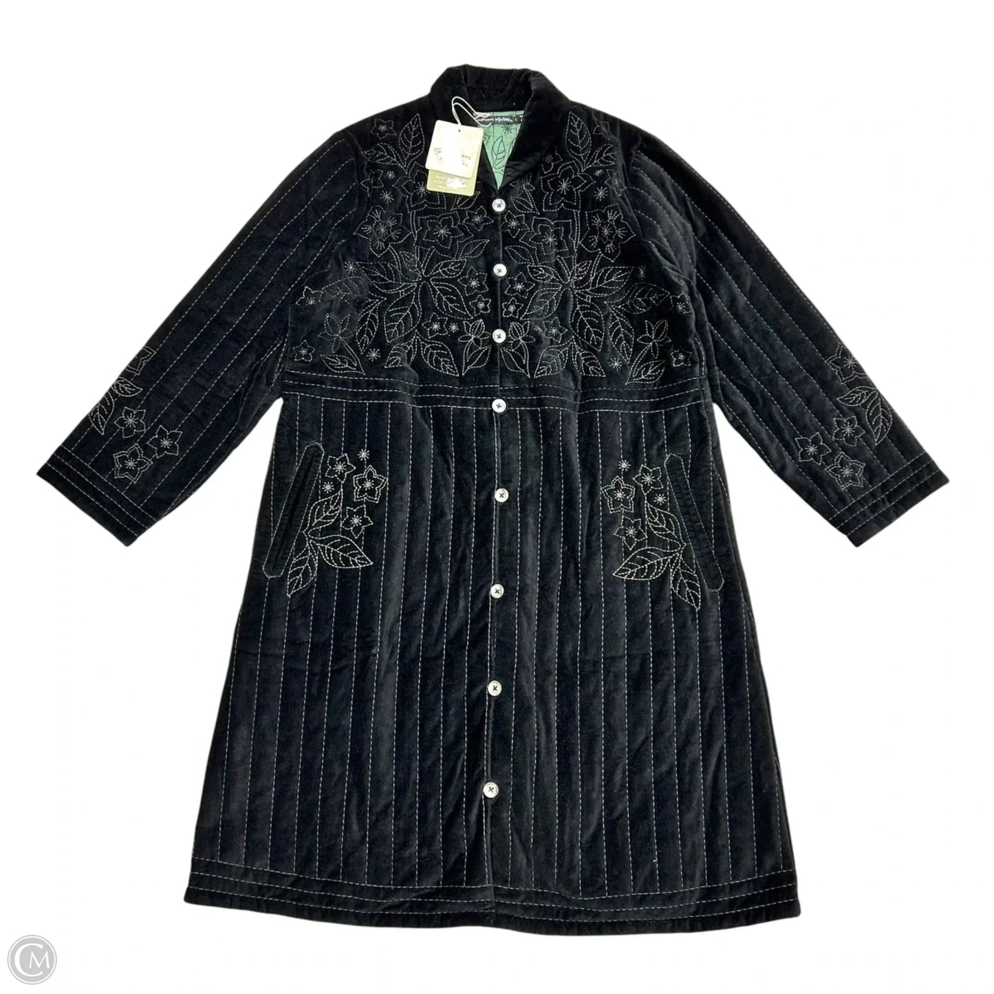 Coat Peacoat By Gudrun Sjoden In Black, Size: L
