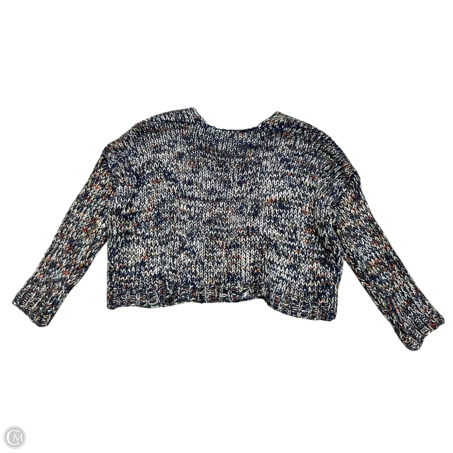 Sweater Cardigan By Woven Heart In Navy, Size: M