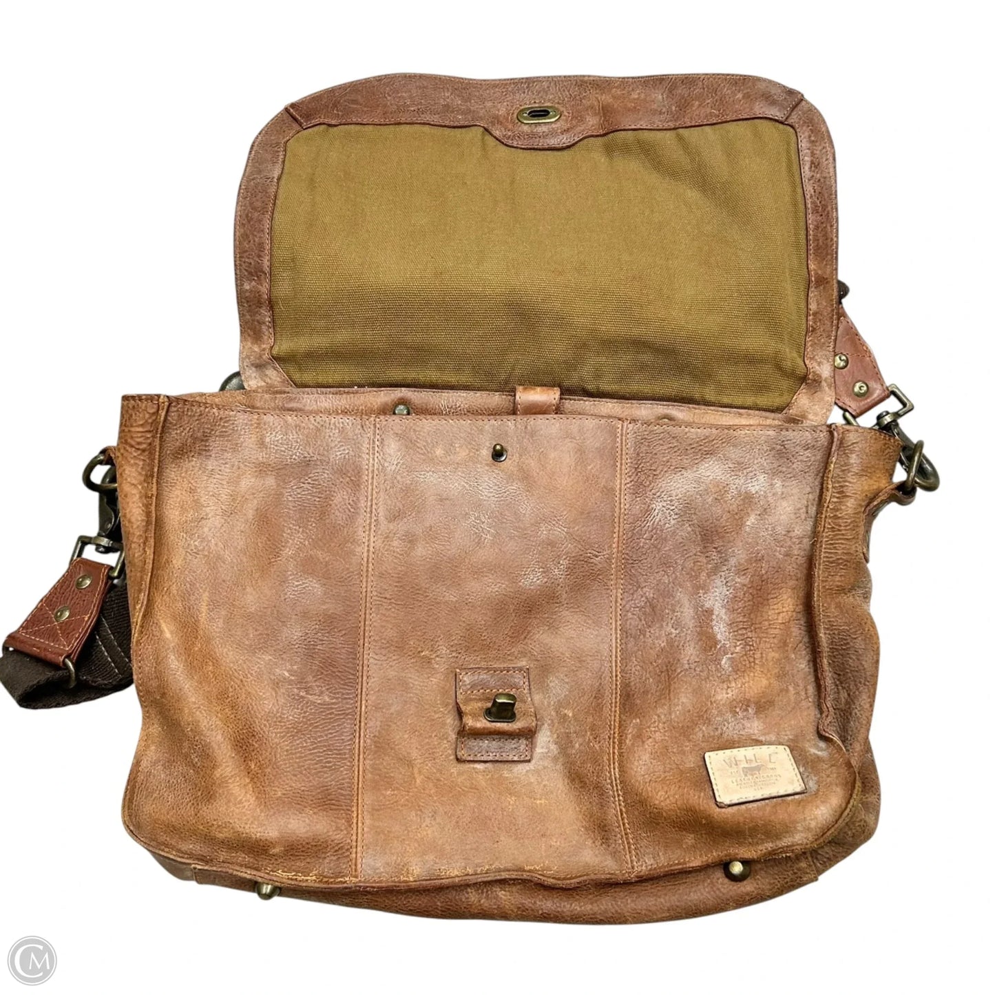 Crossbody Leather By Will, Size: Large