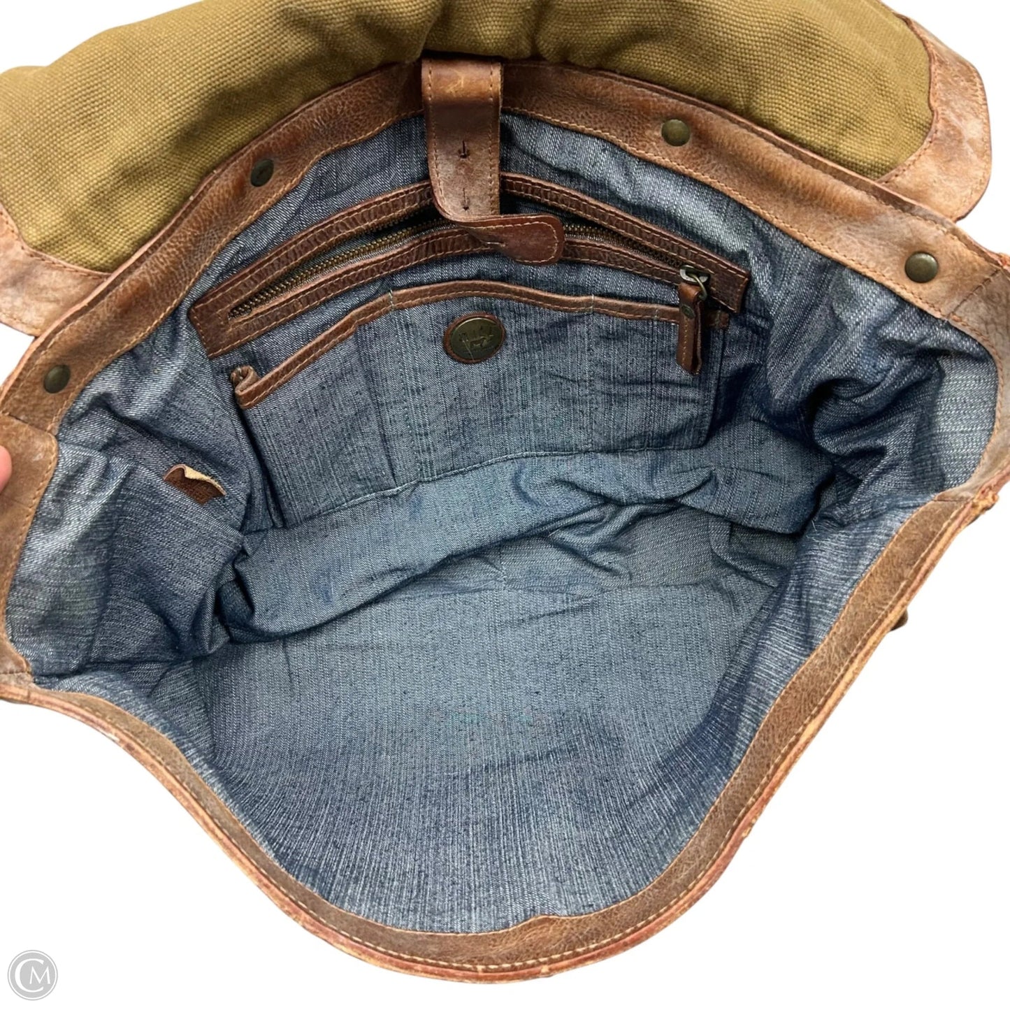 Crossbody Leather By Will, Size: Large