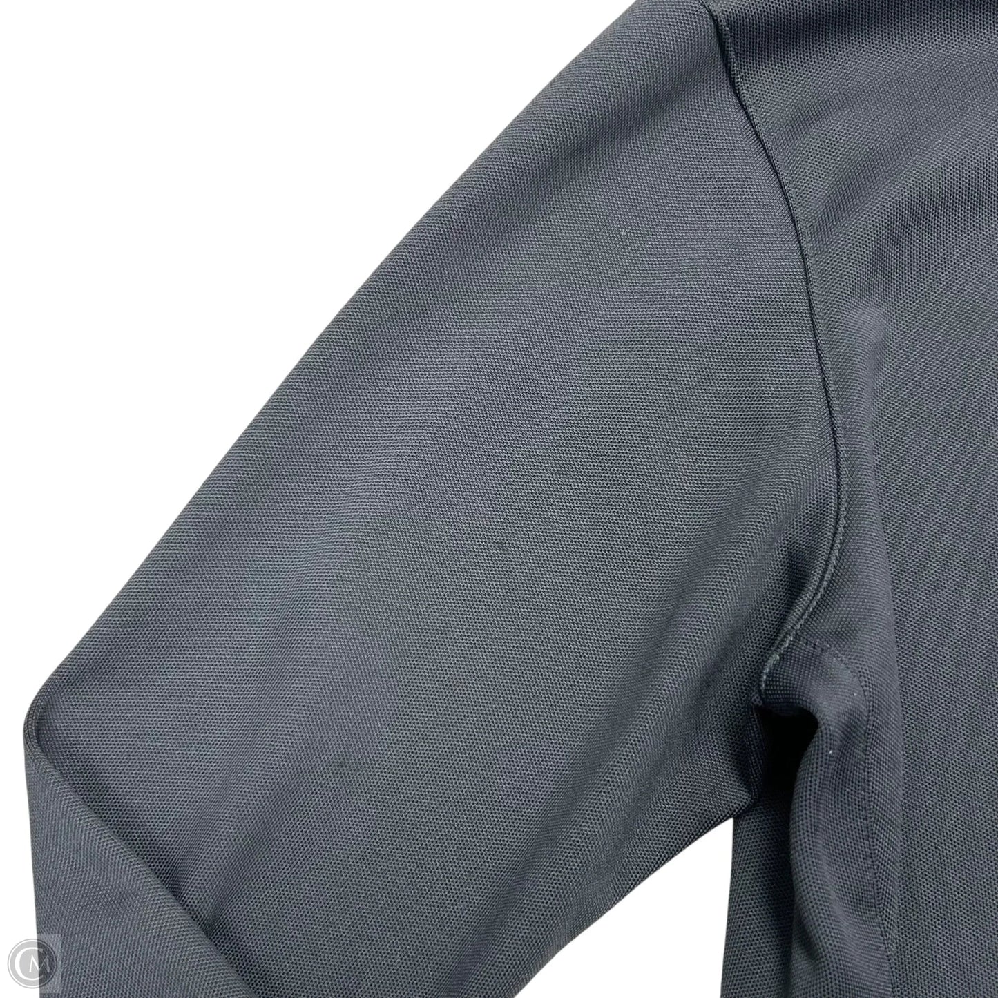 Athletic Jacket By Nike Apparel In Grey & White, Size: S