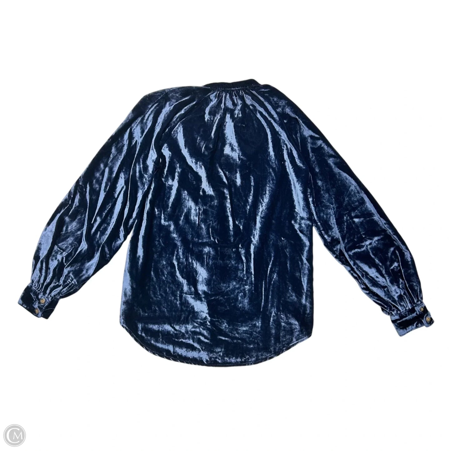 Top Long Sleeve By Pilcro In Navy, Size: Xxs