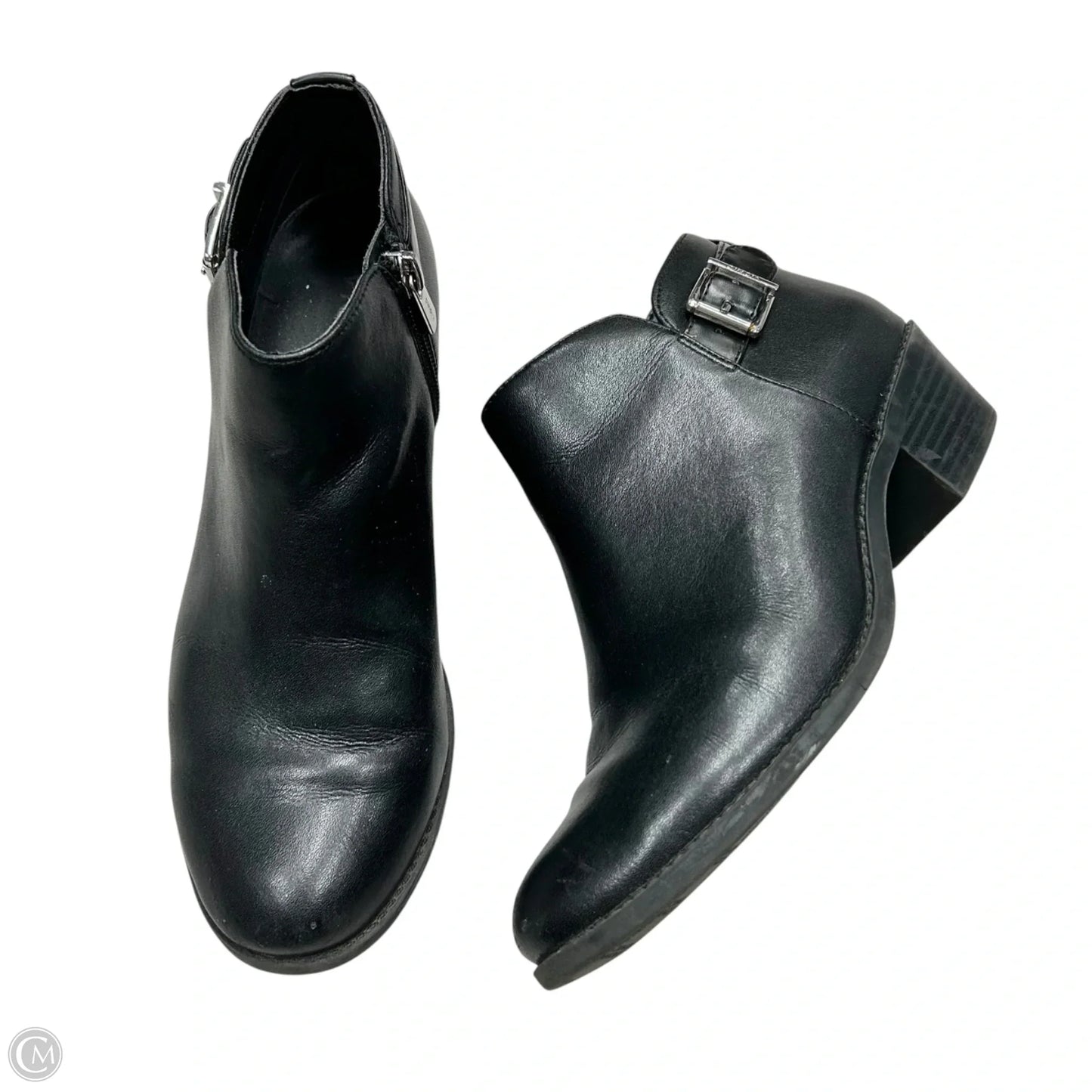 Boots Ankle Heels By Vionic In Black, Size: 8