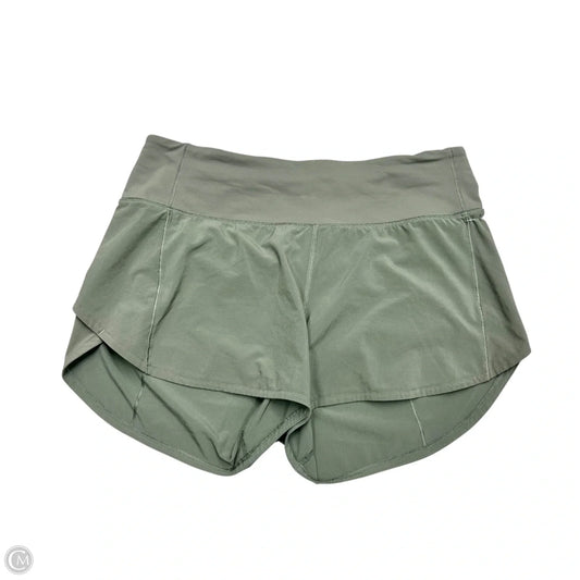 Athletic Shorts By Lululemon In Green, Size: St